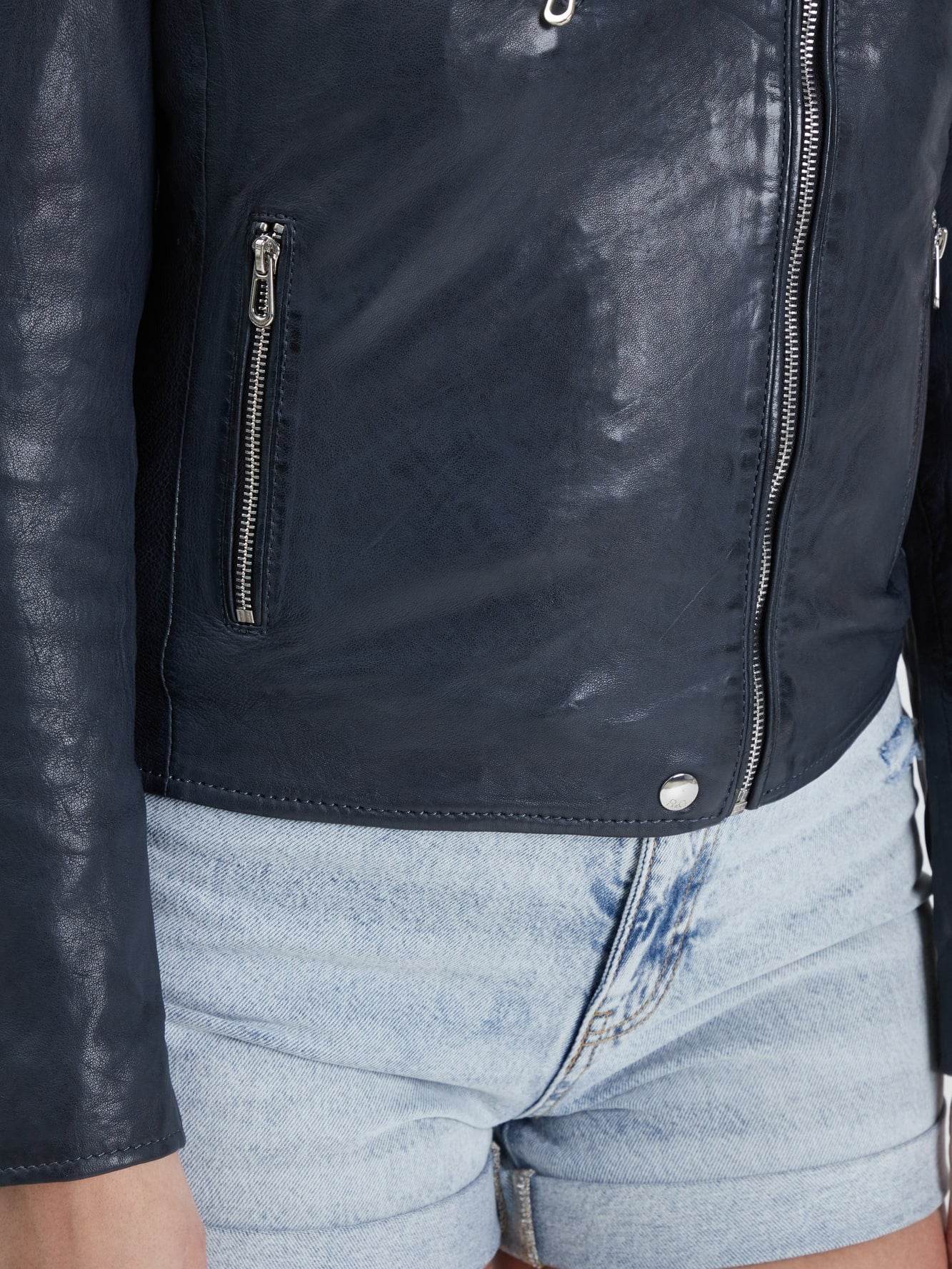Olympe - Blouson biker cuir femme - Image 20