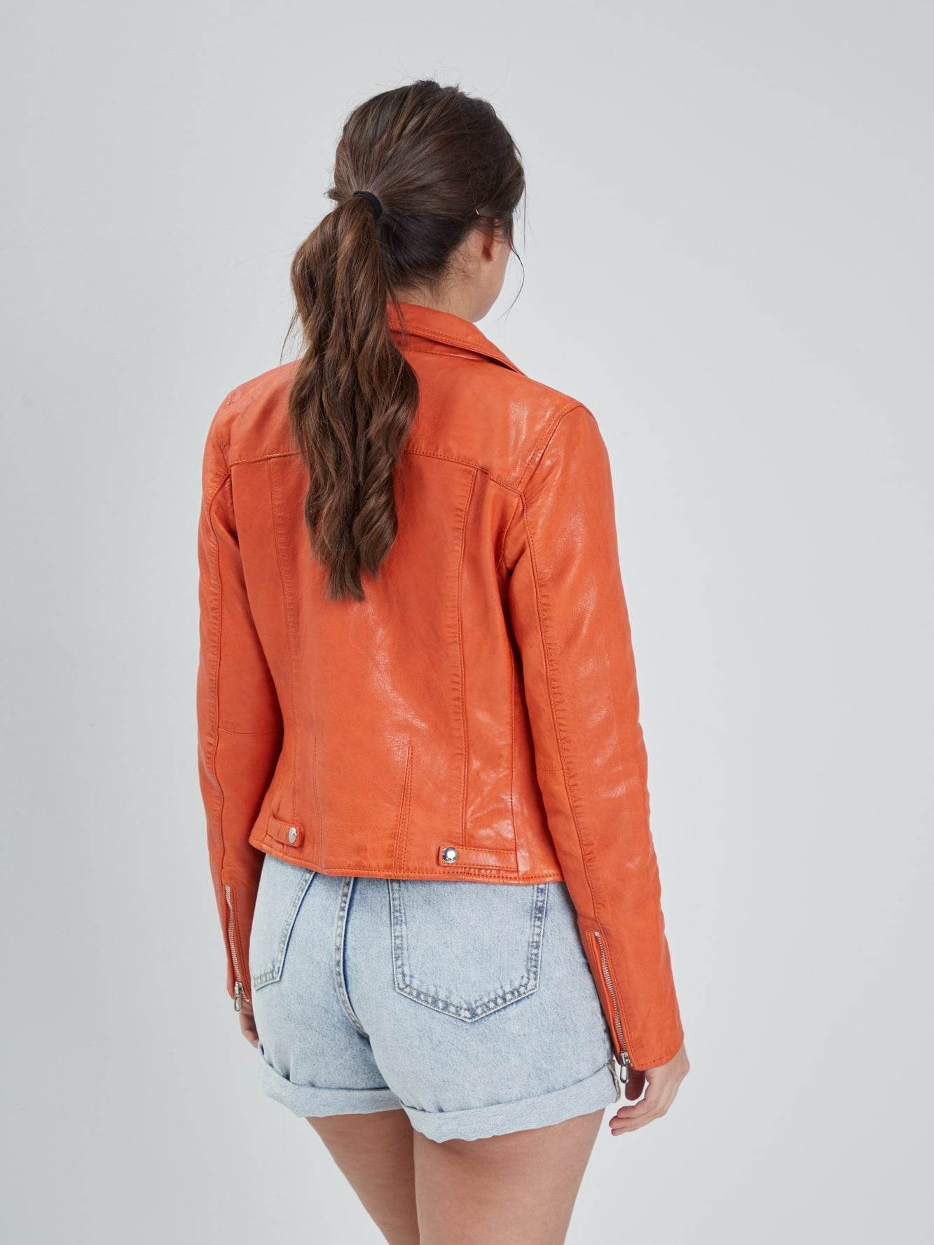 Olympe - Blouson biker cuir femme - Image 26