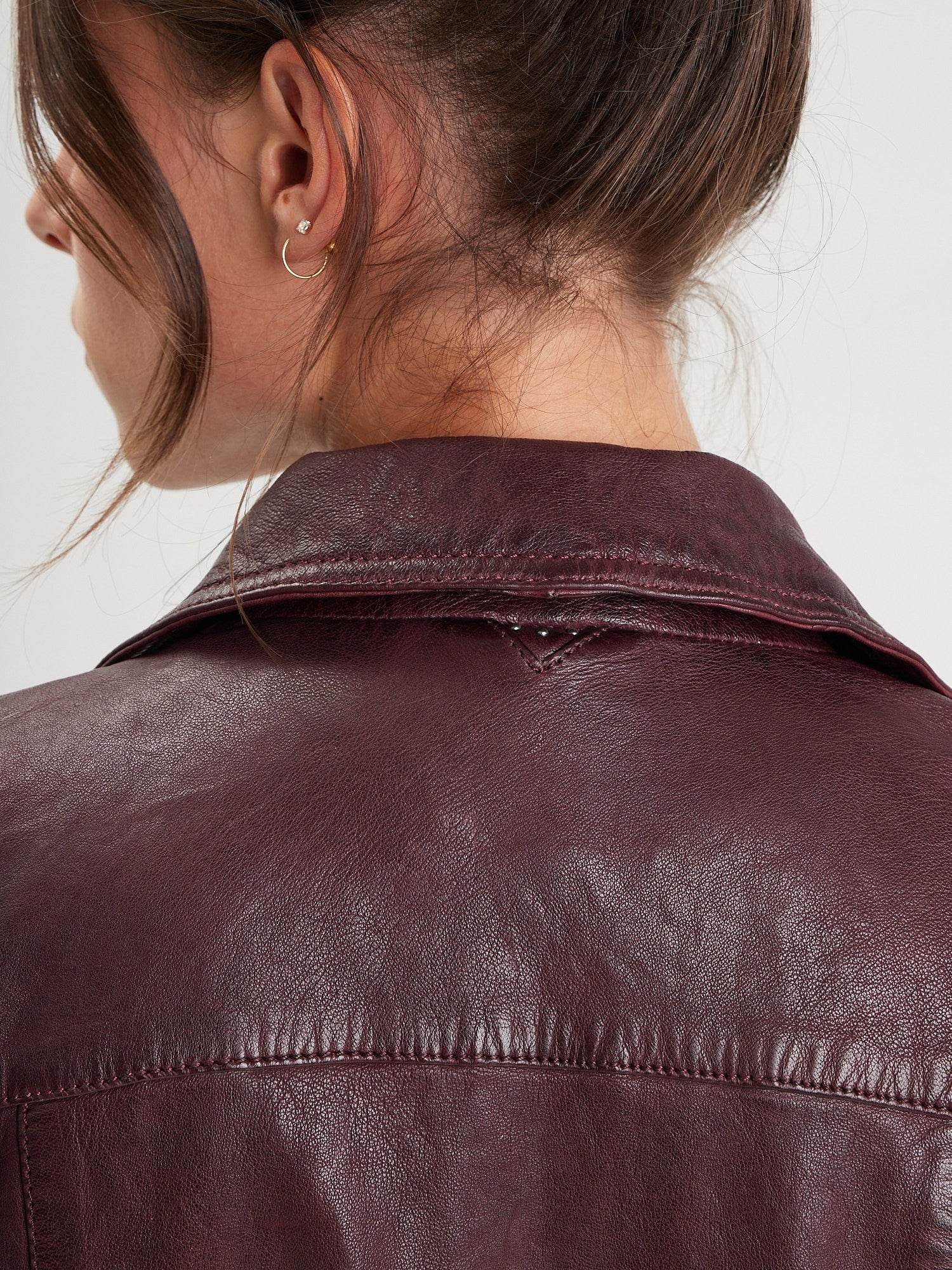 Olympe - Blouson biker cuir femme - Image 30