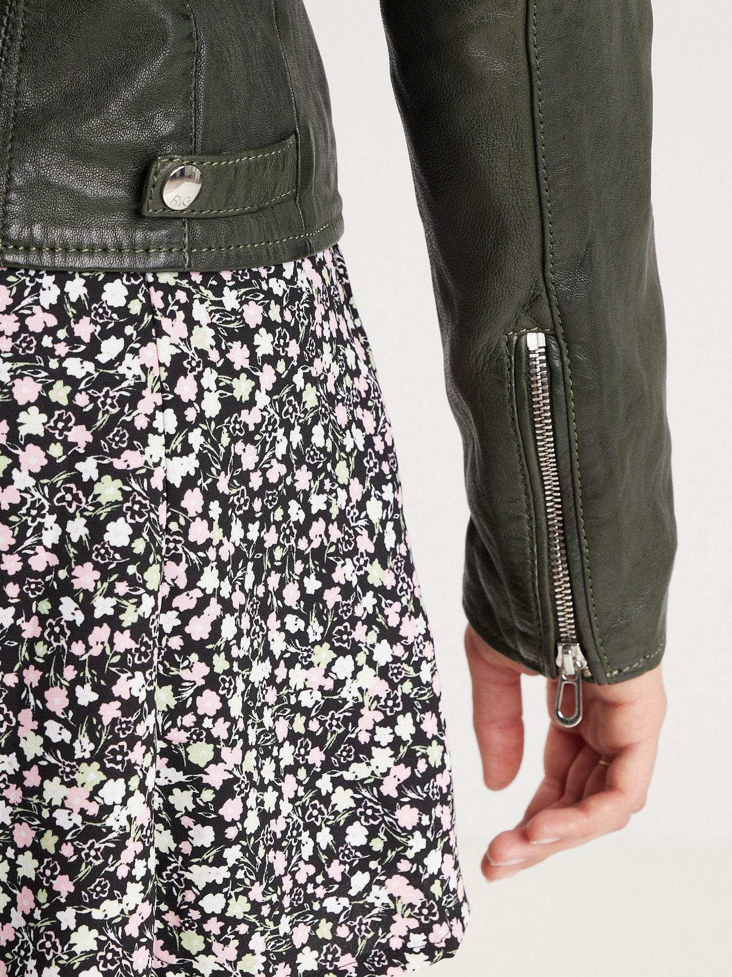 Olympe - Blouson biker cuir femme - Image 40