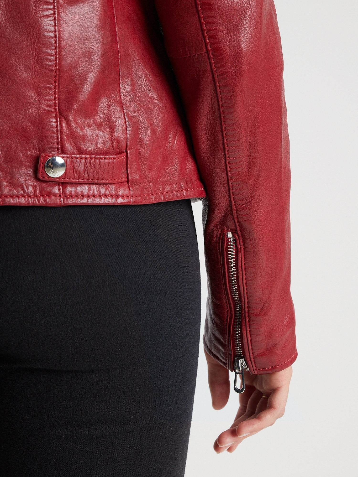 Olympe - Blouson biker cuir femme - Image 44