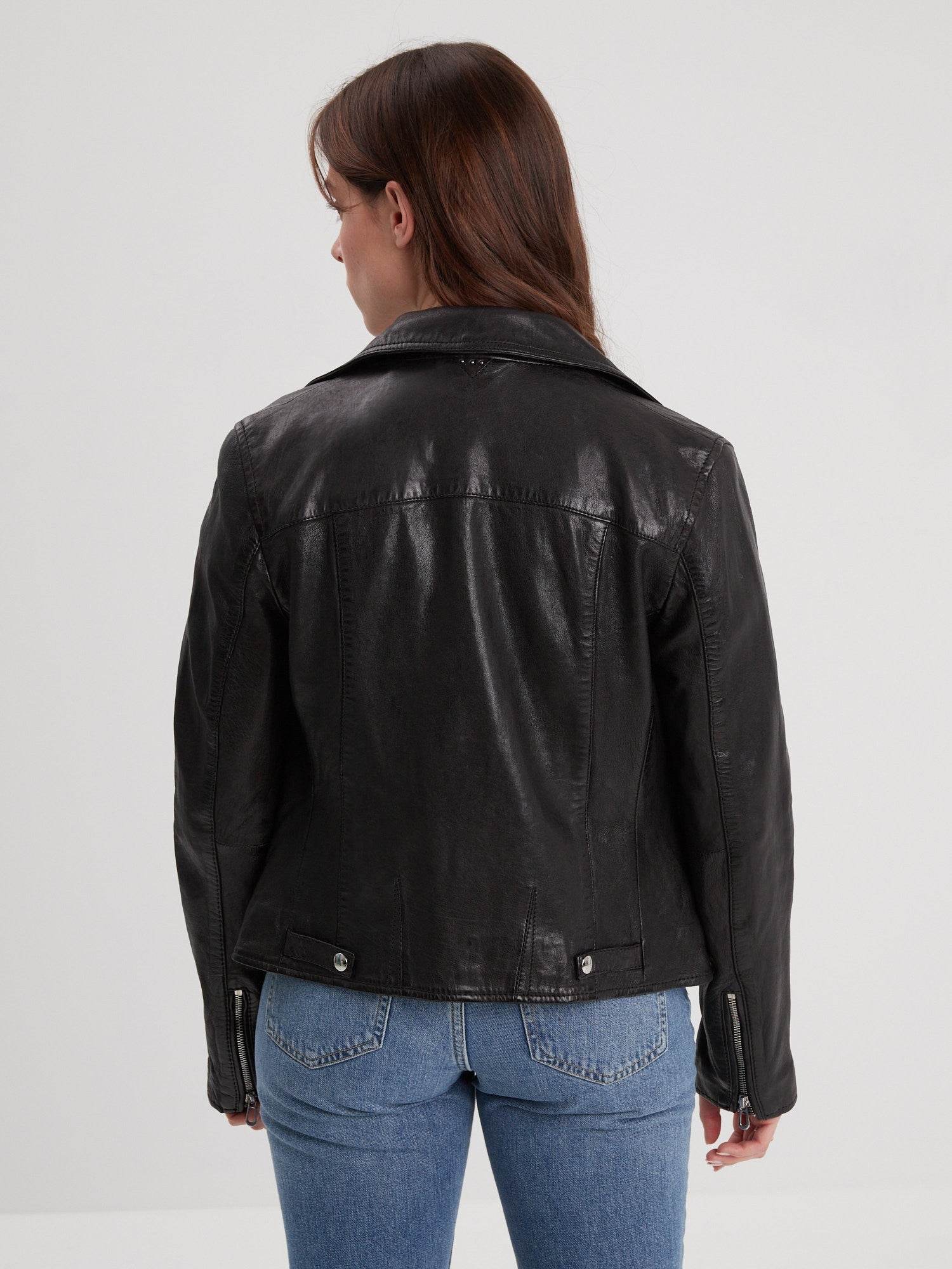 Olympe - Blouson biker cuir femme - Image 48