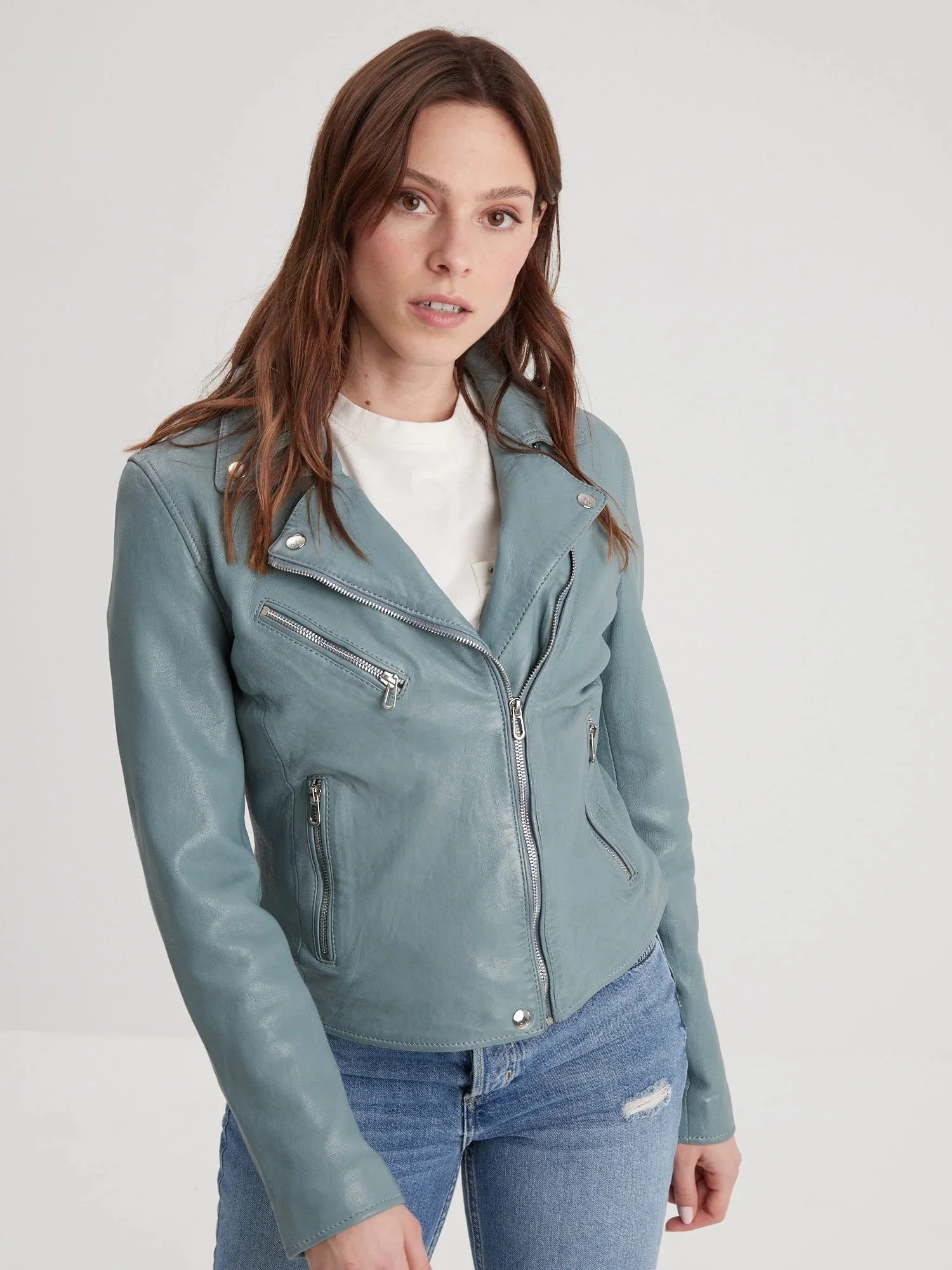 Olympe - Blouson biker cuir femme - Image 53