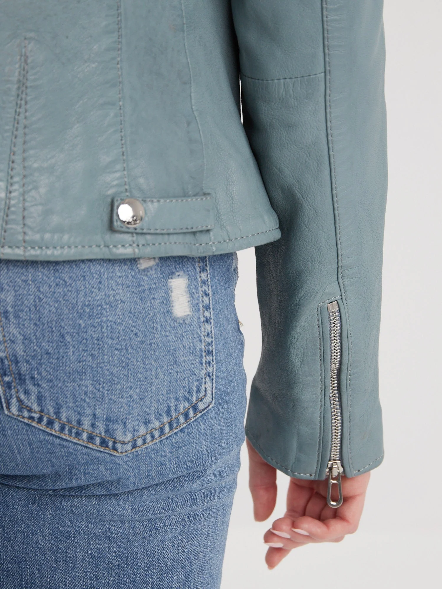 Olympe - Blouson biker cuir femme - Image 57