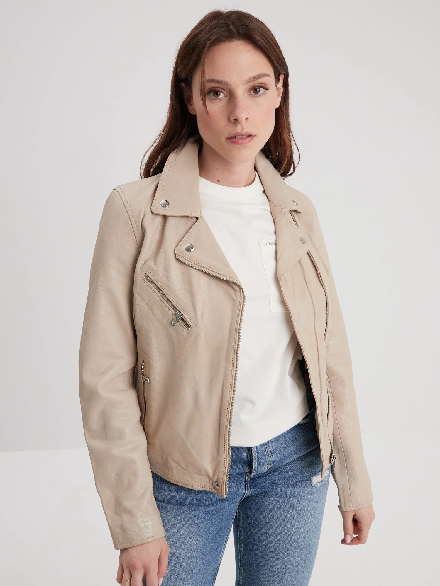 Olympe - Blouson biker cuir femme - Image 61