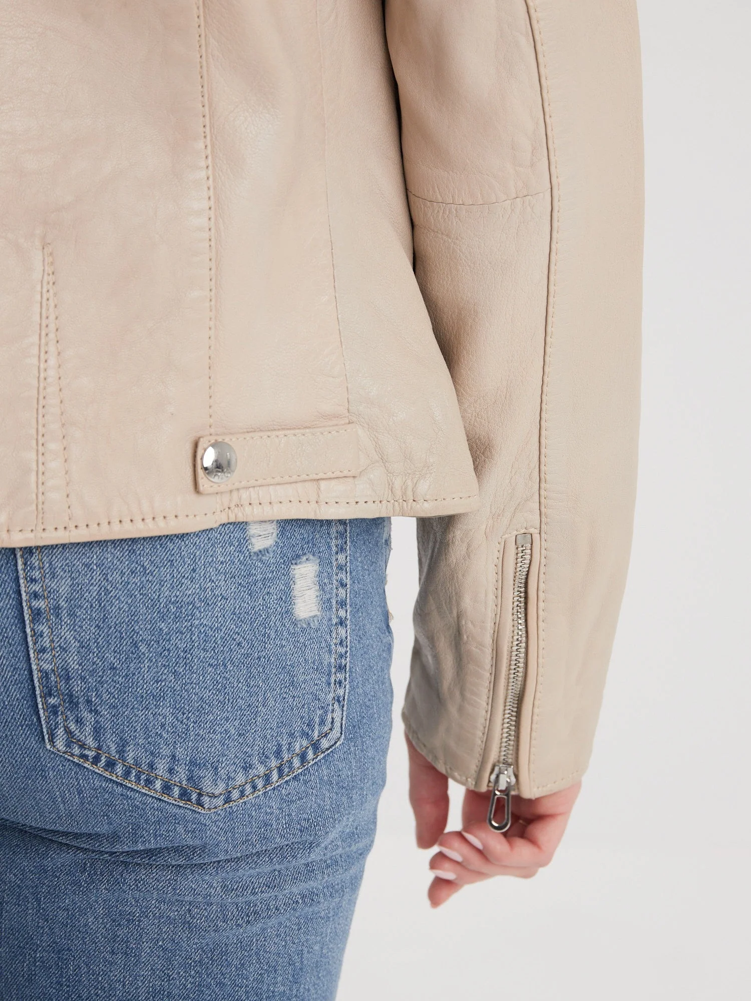 Olympe - Blouson biker cuir femme - Image 65
