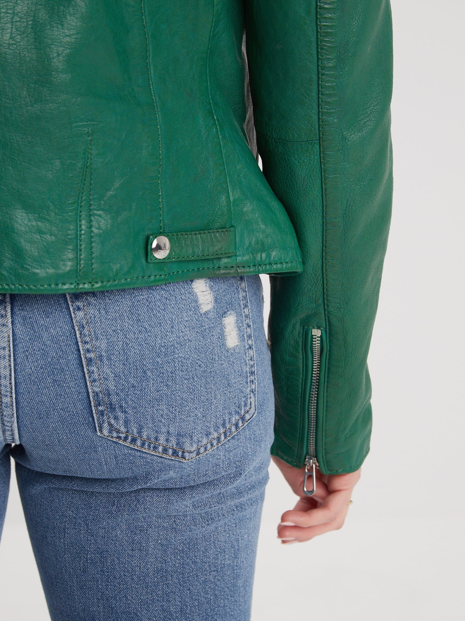 Olympe - Blouson biker cuir femme - Image 70