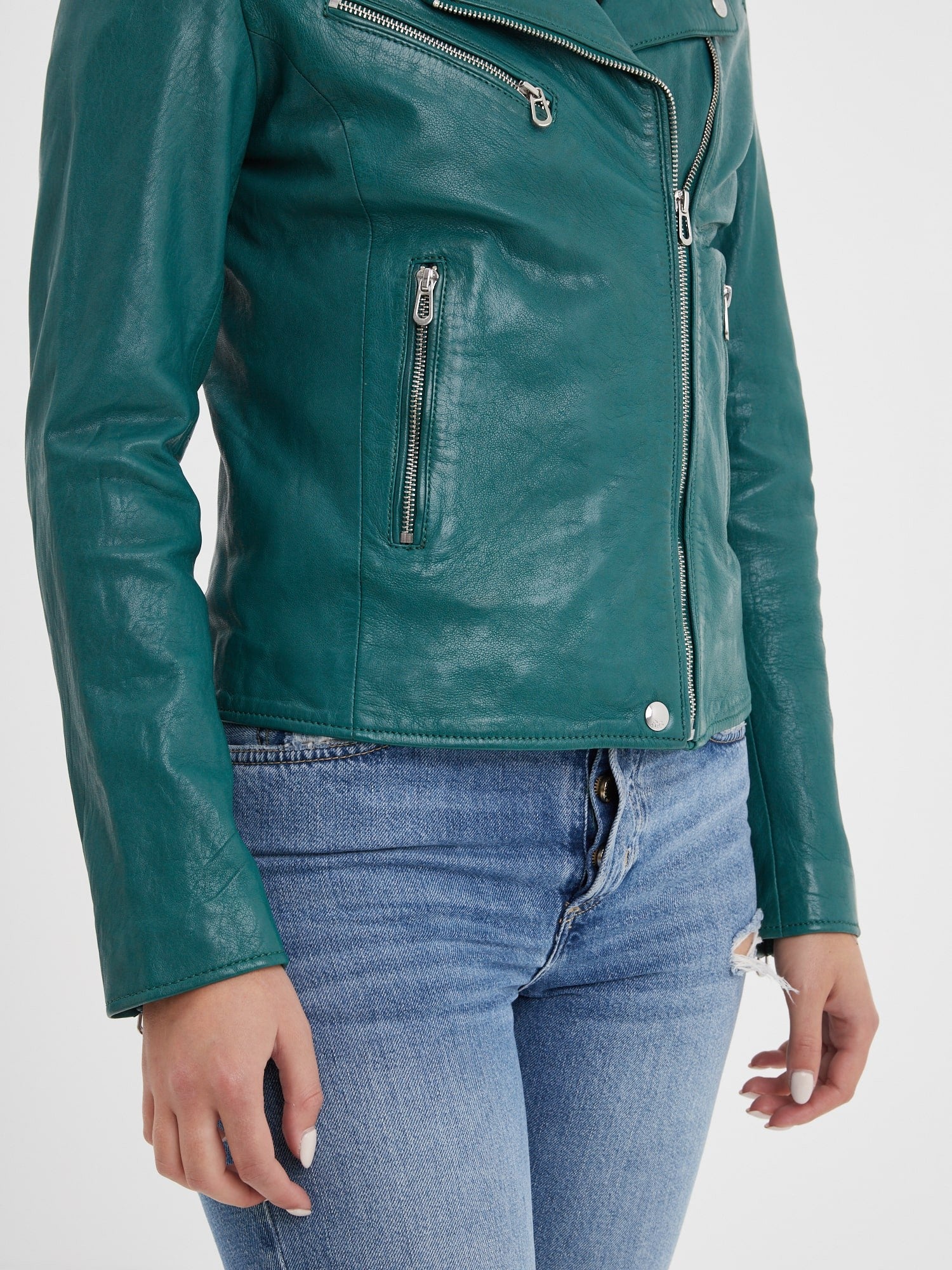Olympe - Blouson biker cuir femme - Image 84