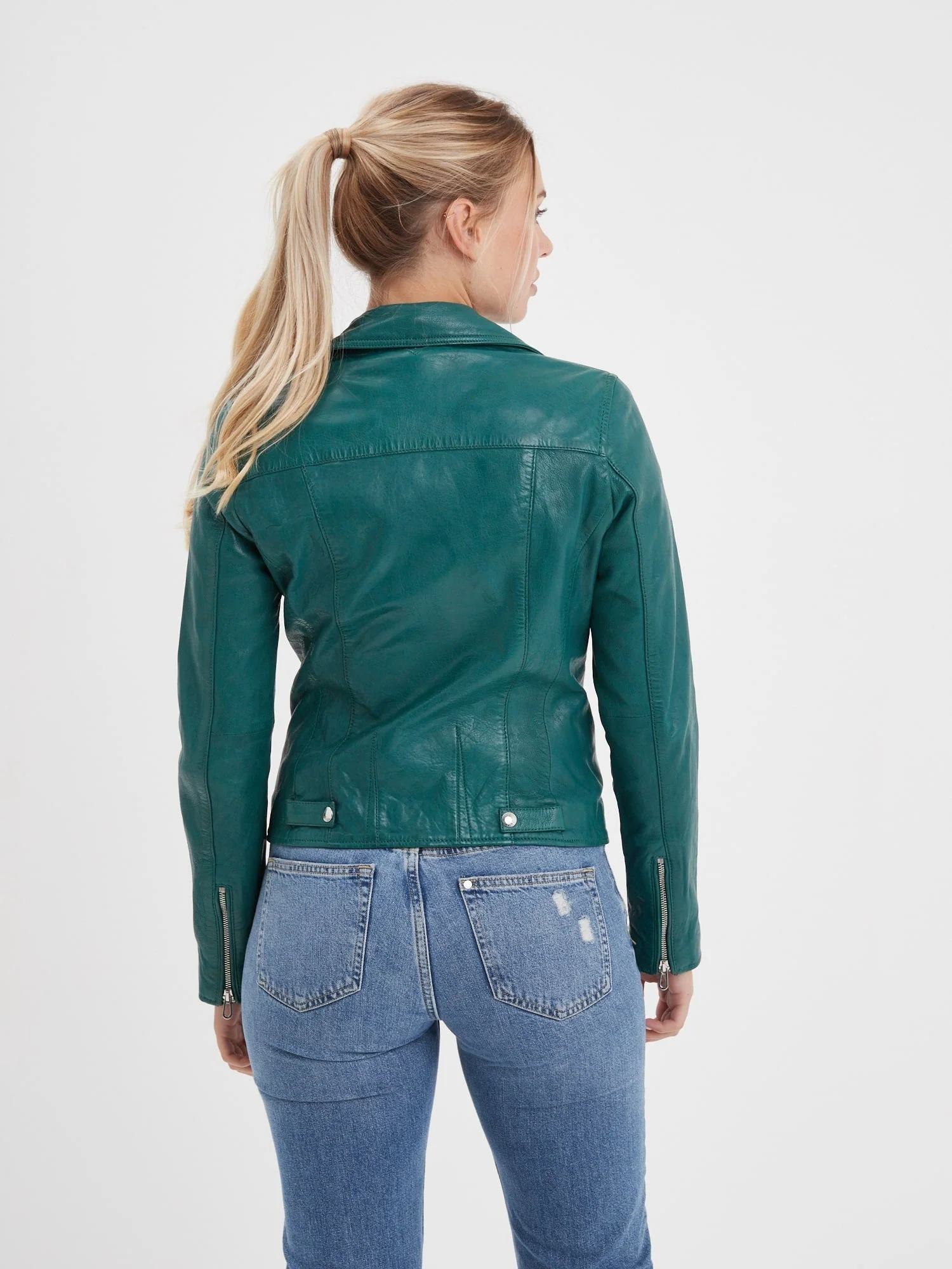 Olympe - Blouson biker cuir femme - Image 85