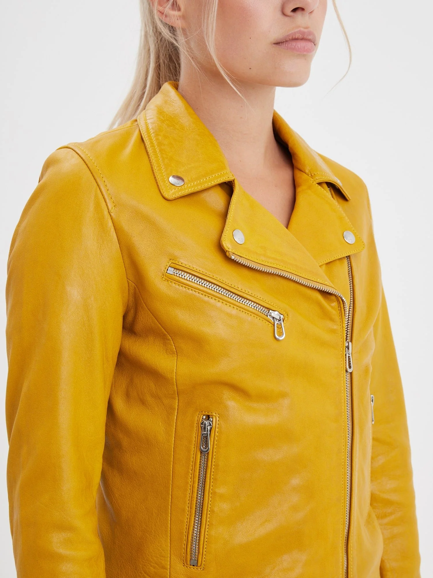 Olympe - Blouson biker cuir femme - Image 97