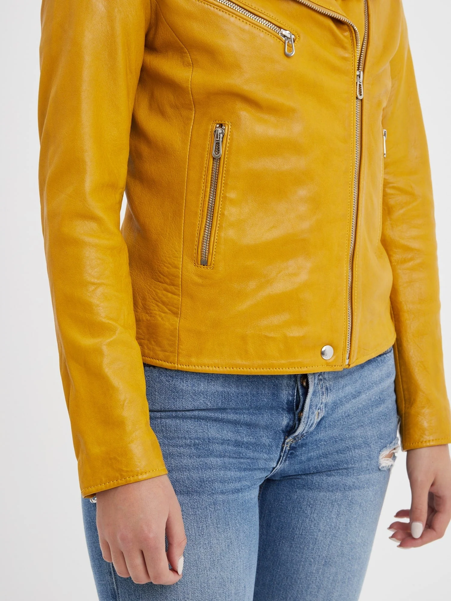 Olympe - Blouson biker cuir femme - Image 99