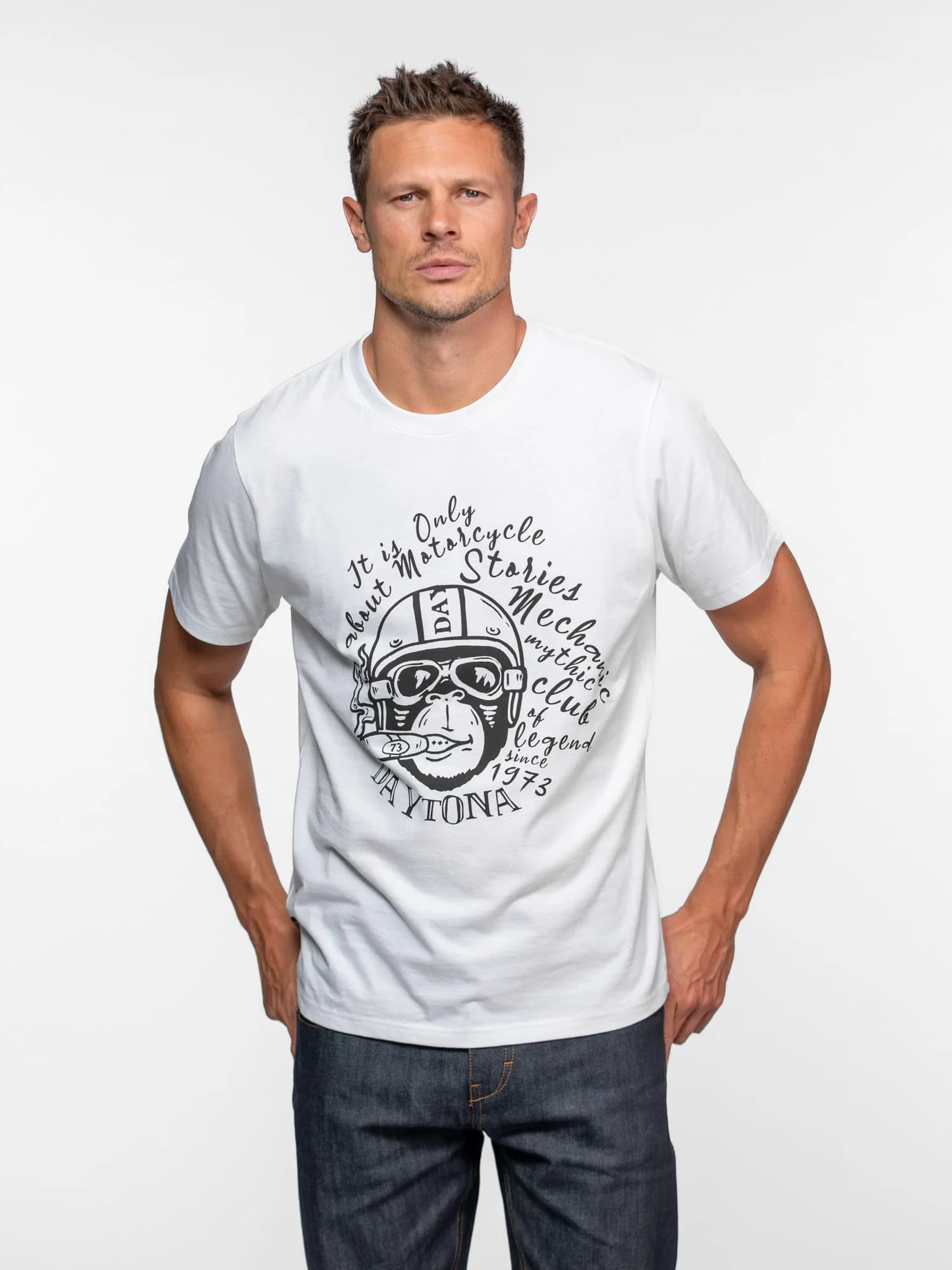 Pajari - T-shirt moto vintage