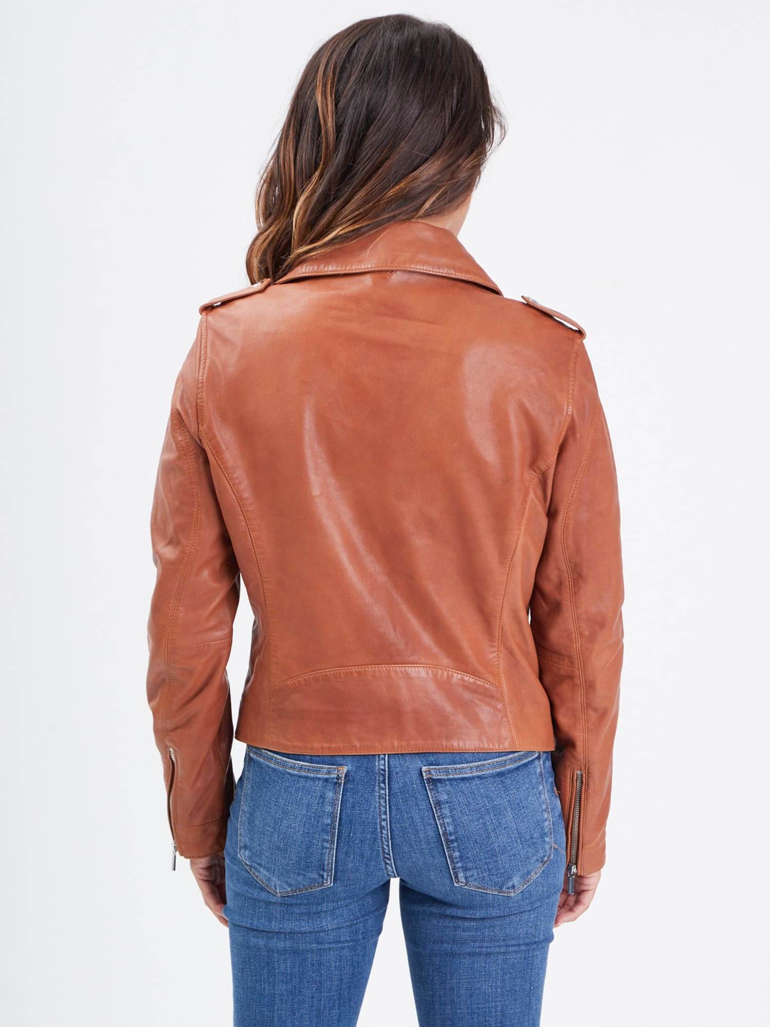 Paloma - Blouson biker cuir femme - Image 10