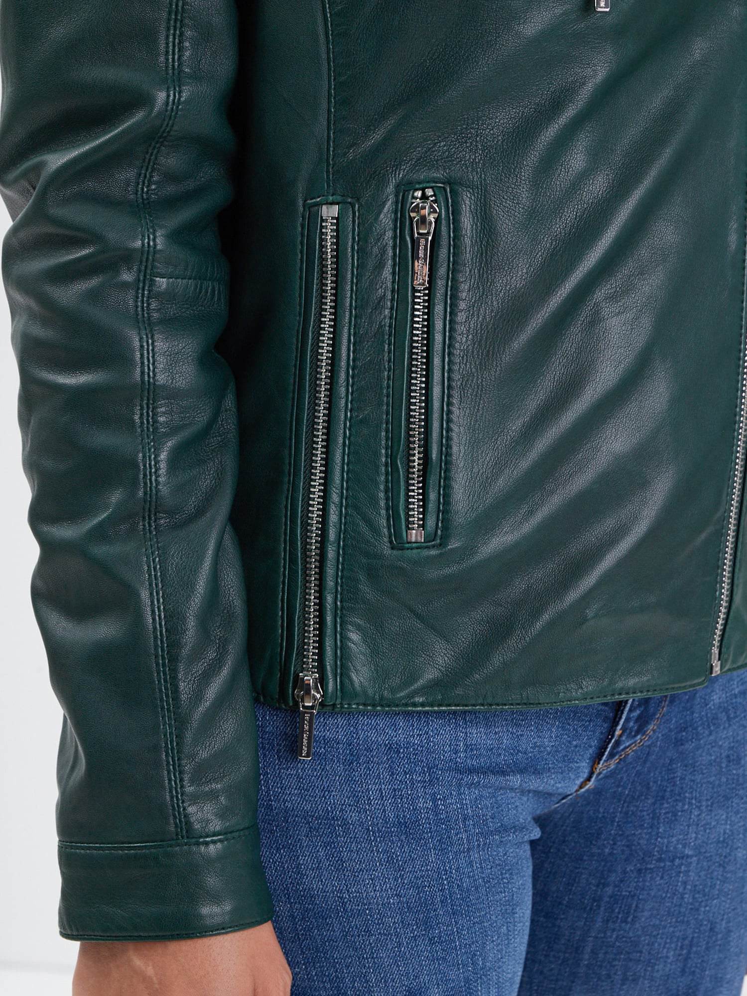 Paloma - Blouson biker cuir femme - Image 14