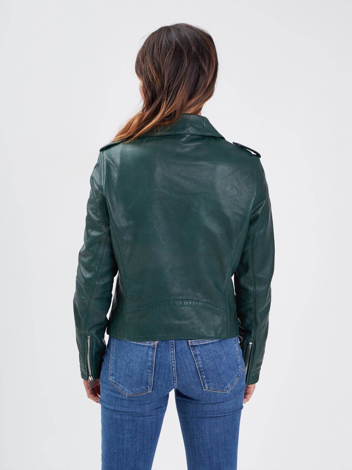 Paloma - Blouson biker cuir femme - Image 15
