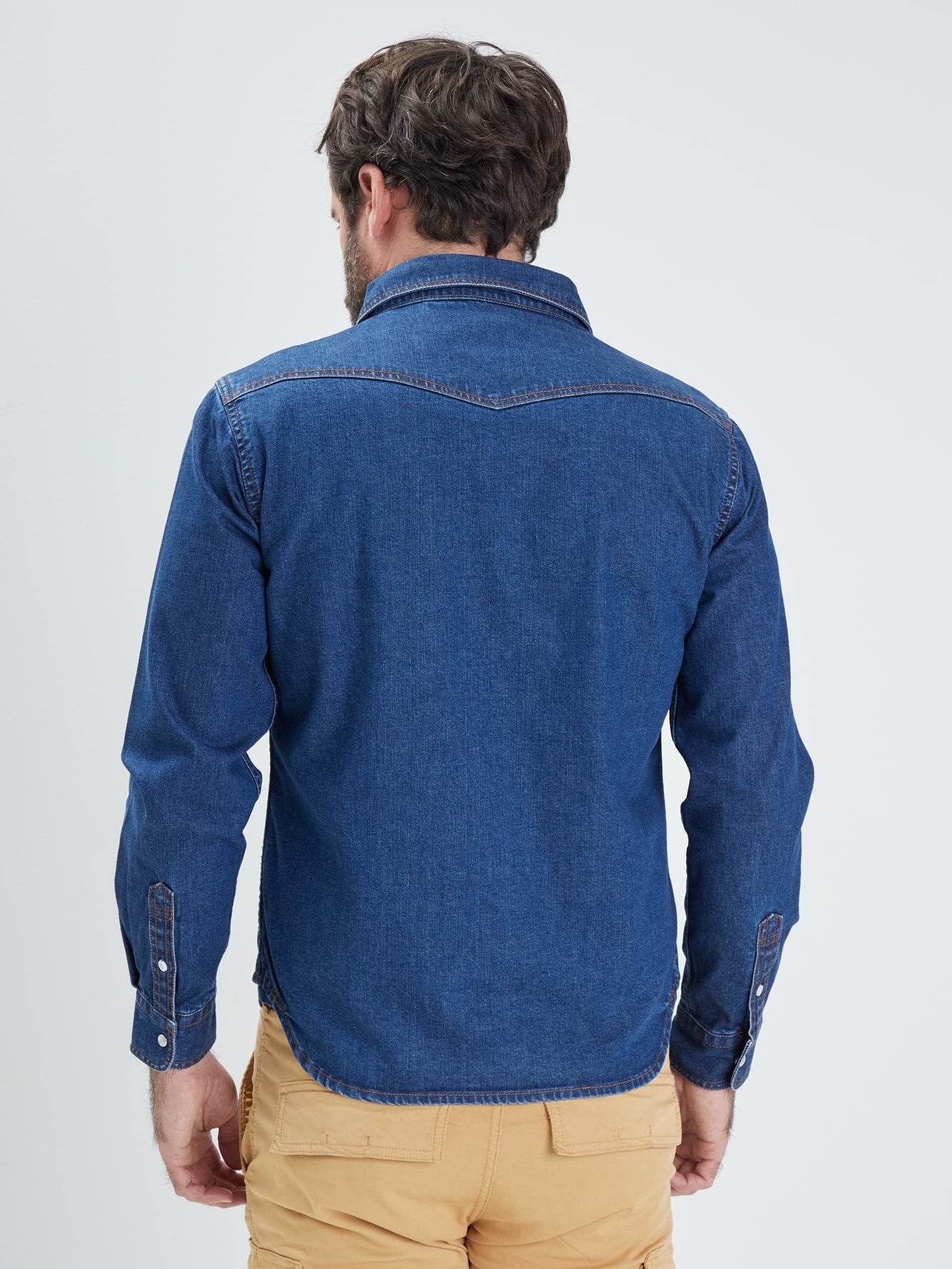 Patroller - Chemise denim homme - Image 10