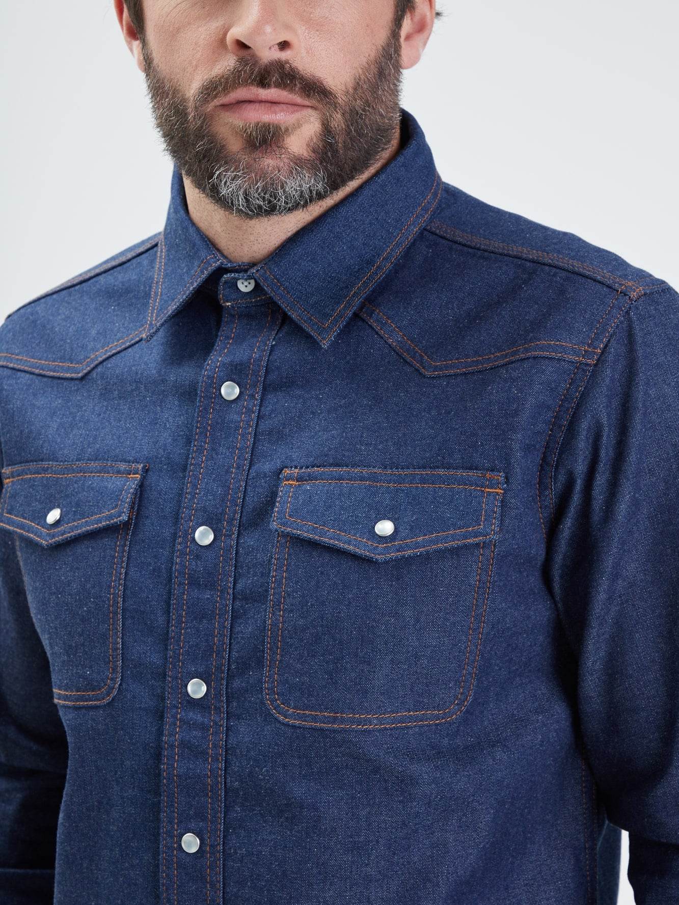 Patroller - Chemise denim homme - Image 3
