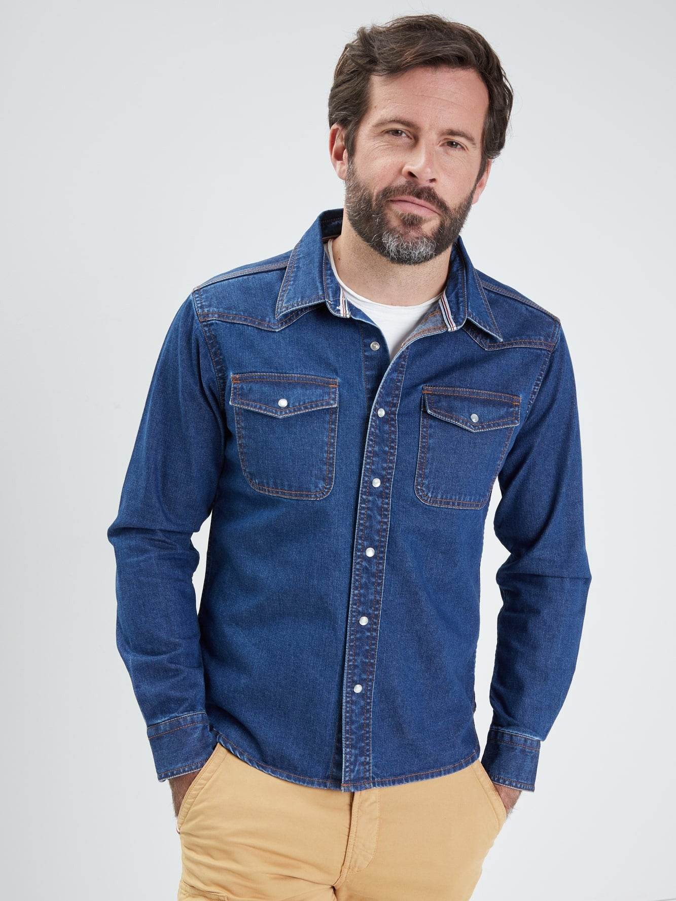 Patroller - Chemise denim homme - Image 7