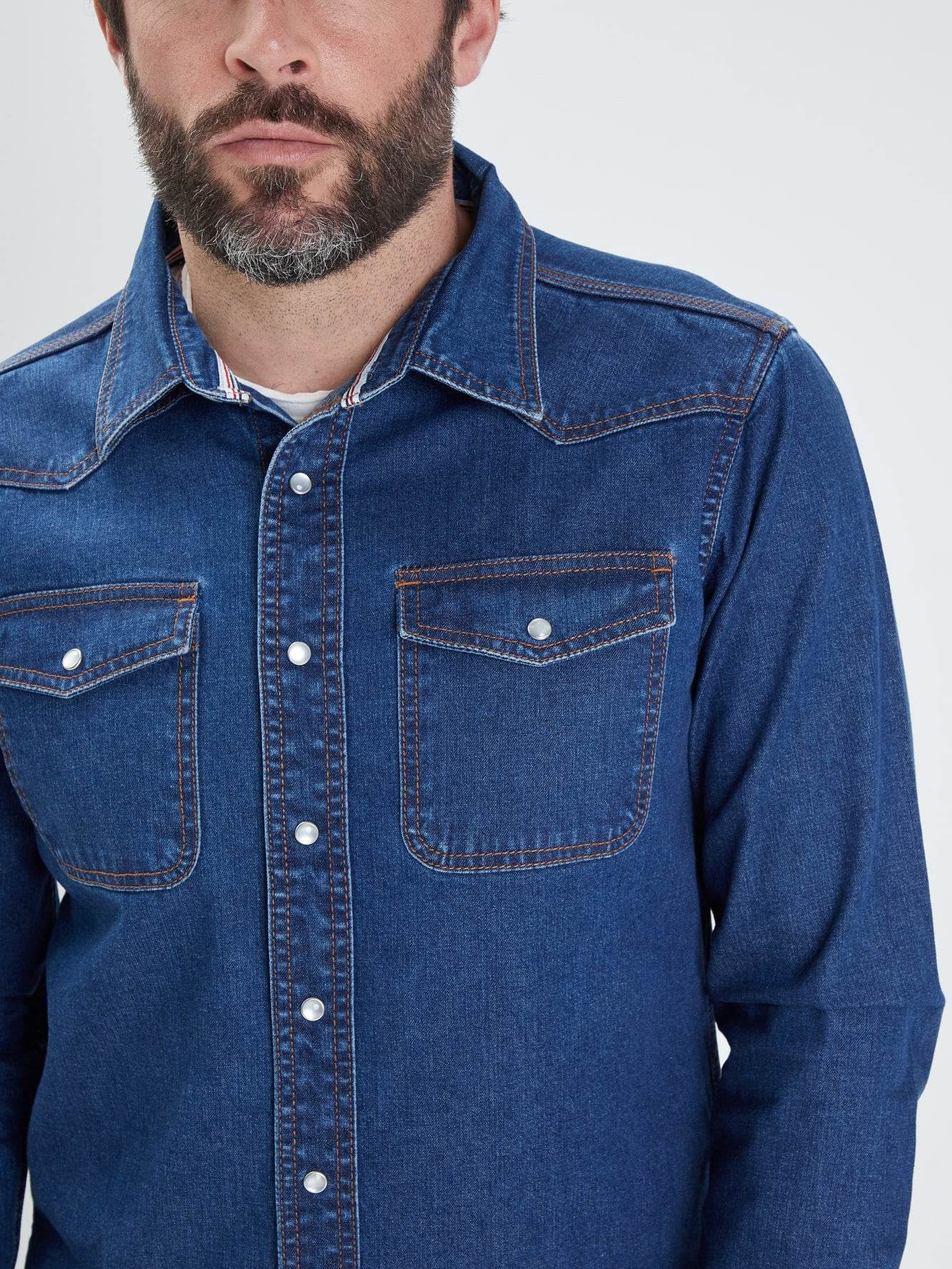 Patroller - Chemise denim homme - Image 8