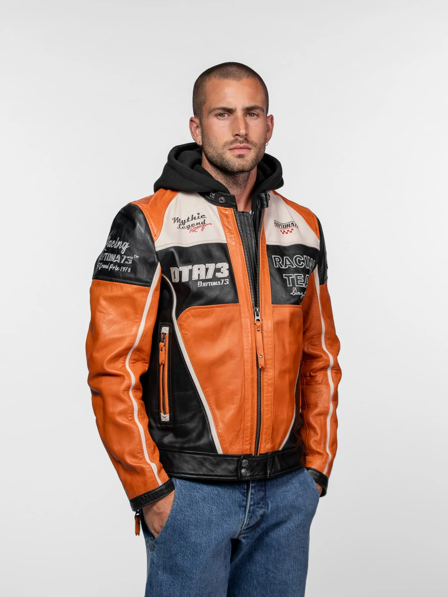 Perez - Blouson cuir motard - Image 13