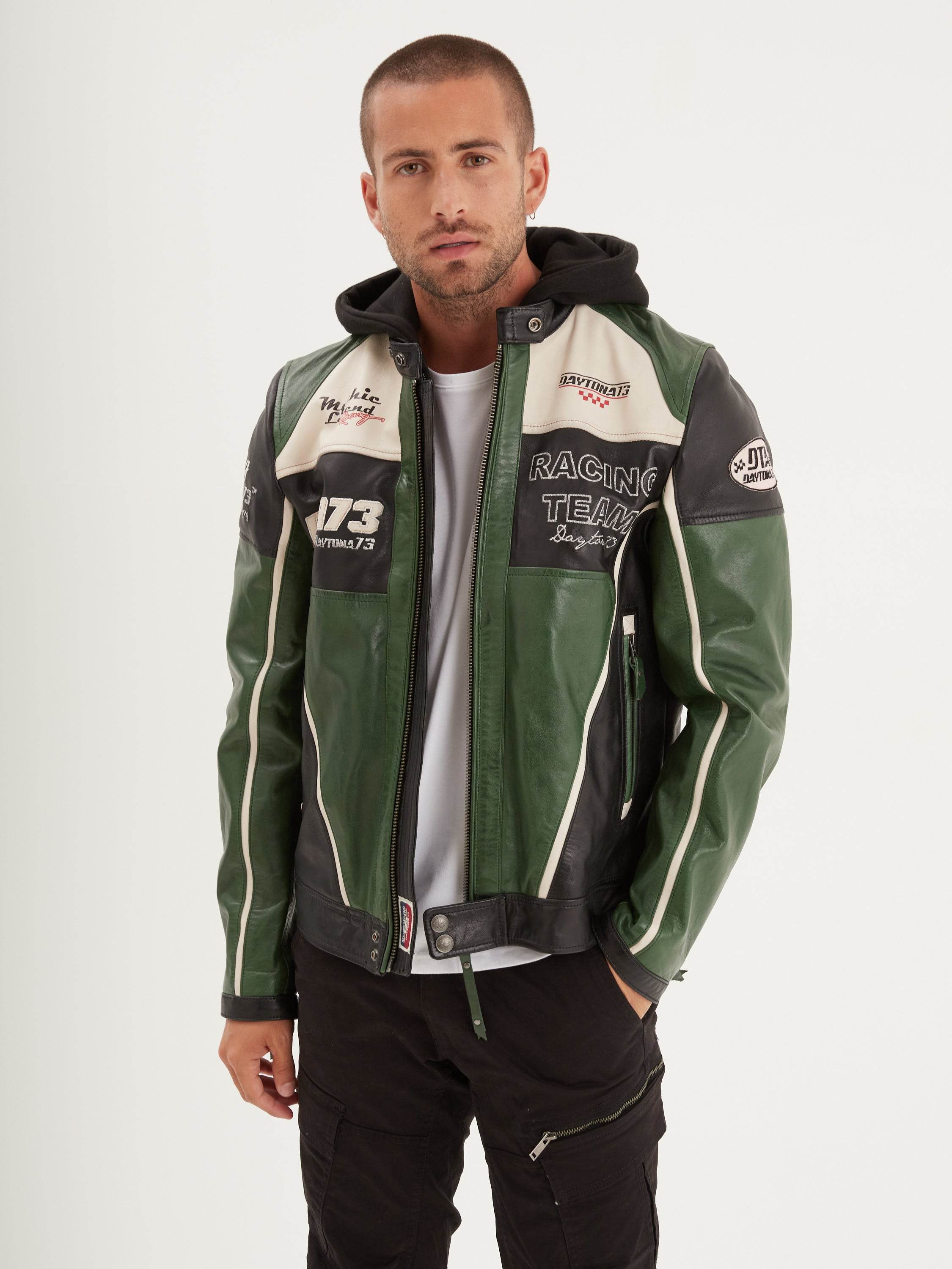 Perez - Blouson cuir motard - Image 2