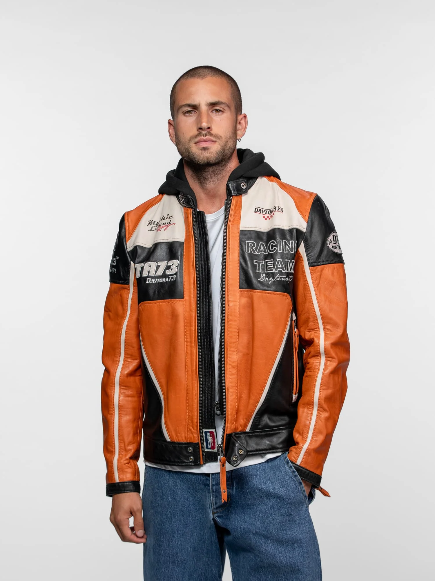 Perez - Blouson cuir motard - Image 7