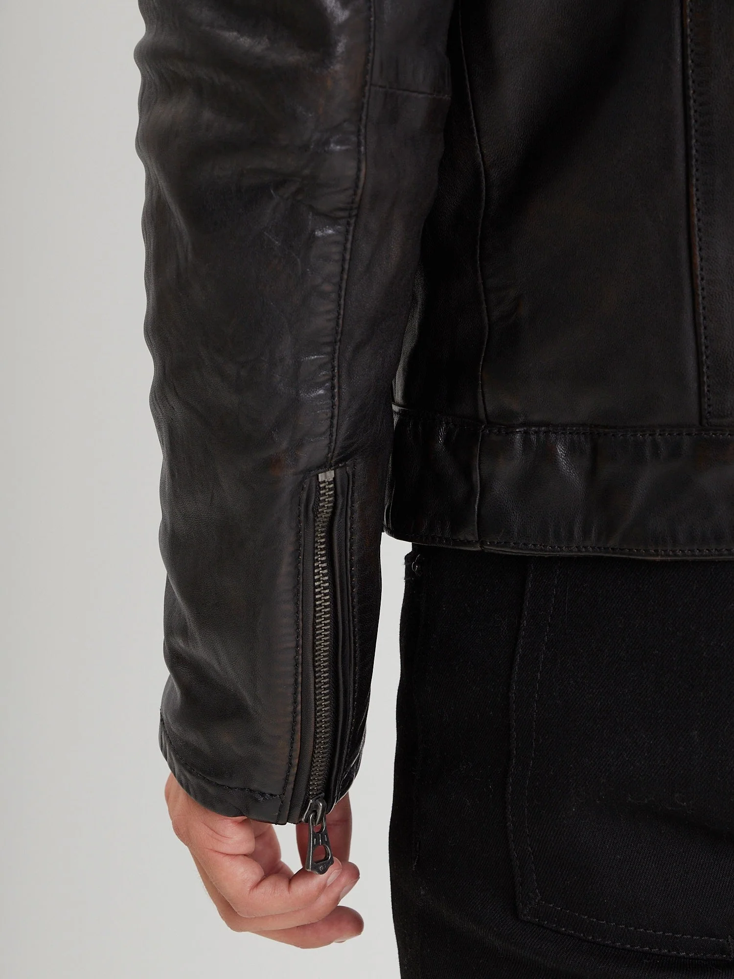 Pirate - Blouson aviateur cuir homme - Image 5