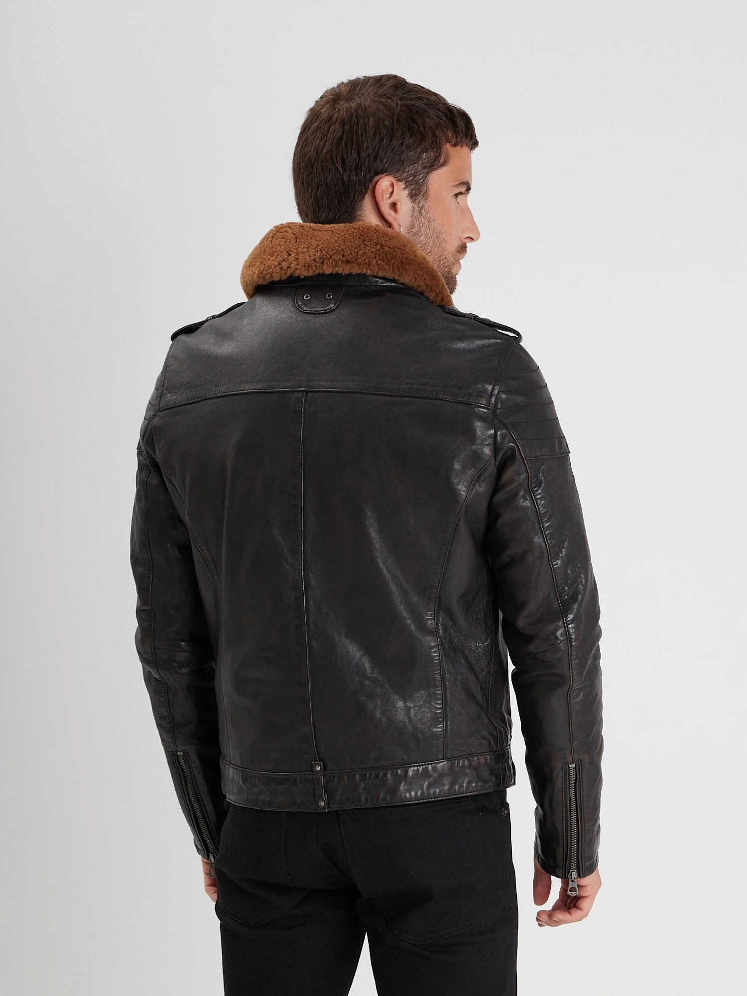 Pirate - Blouson aviateur cuir homme - Image 6