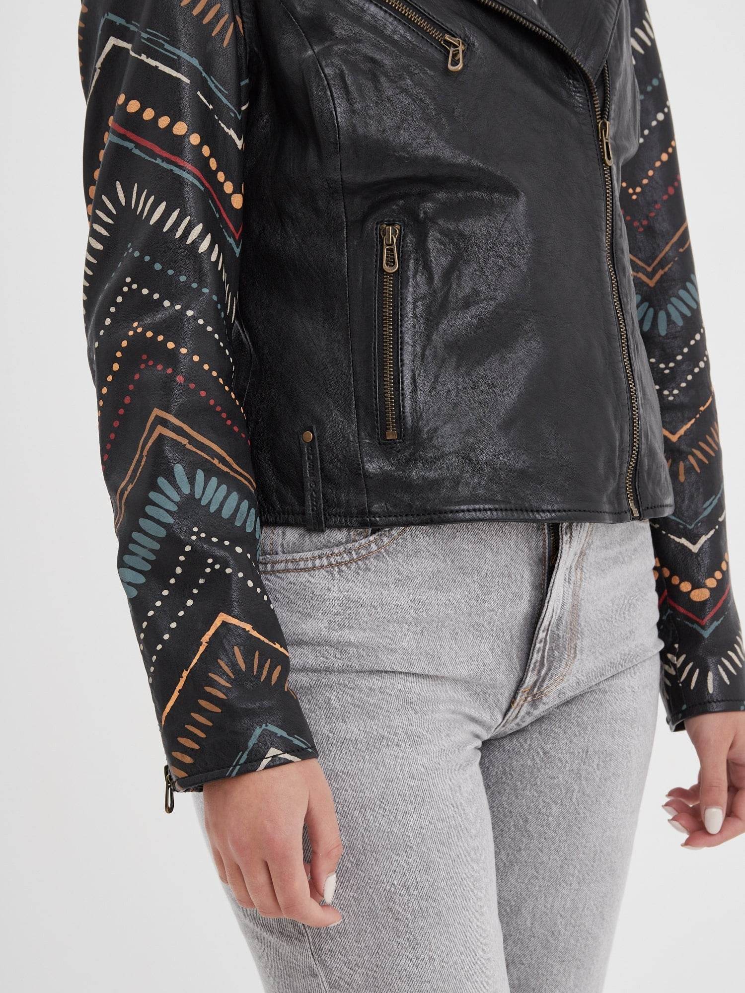 Printili - Blouson cuir fantaisie bohème - Image 6