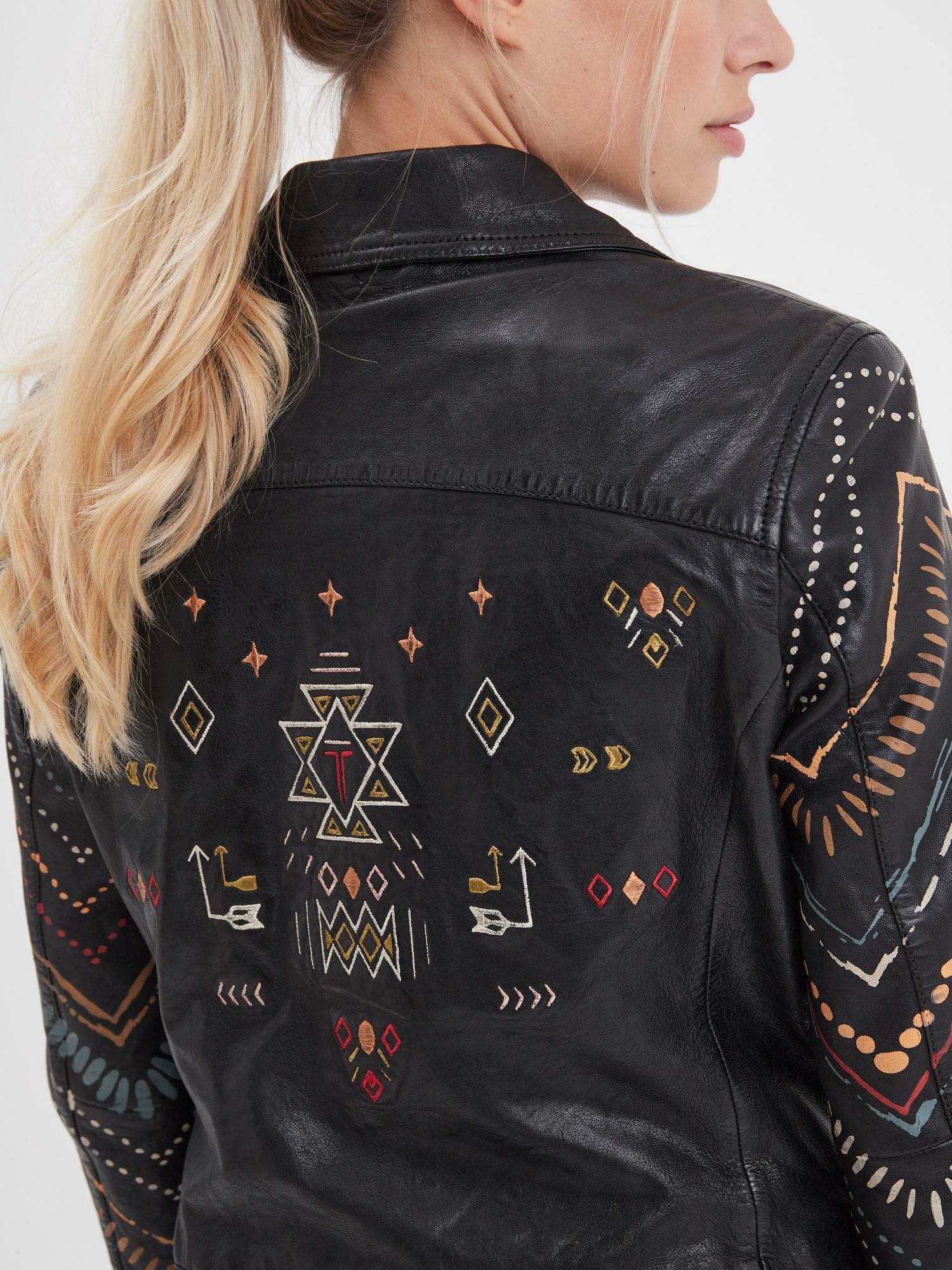 Printili - Blouson cuir fantaisie bohème - Image 8