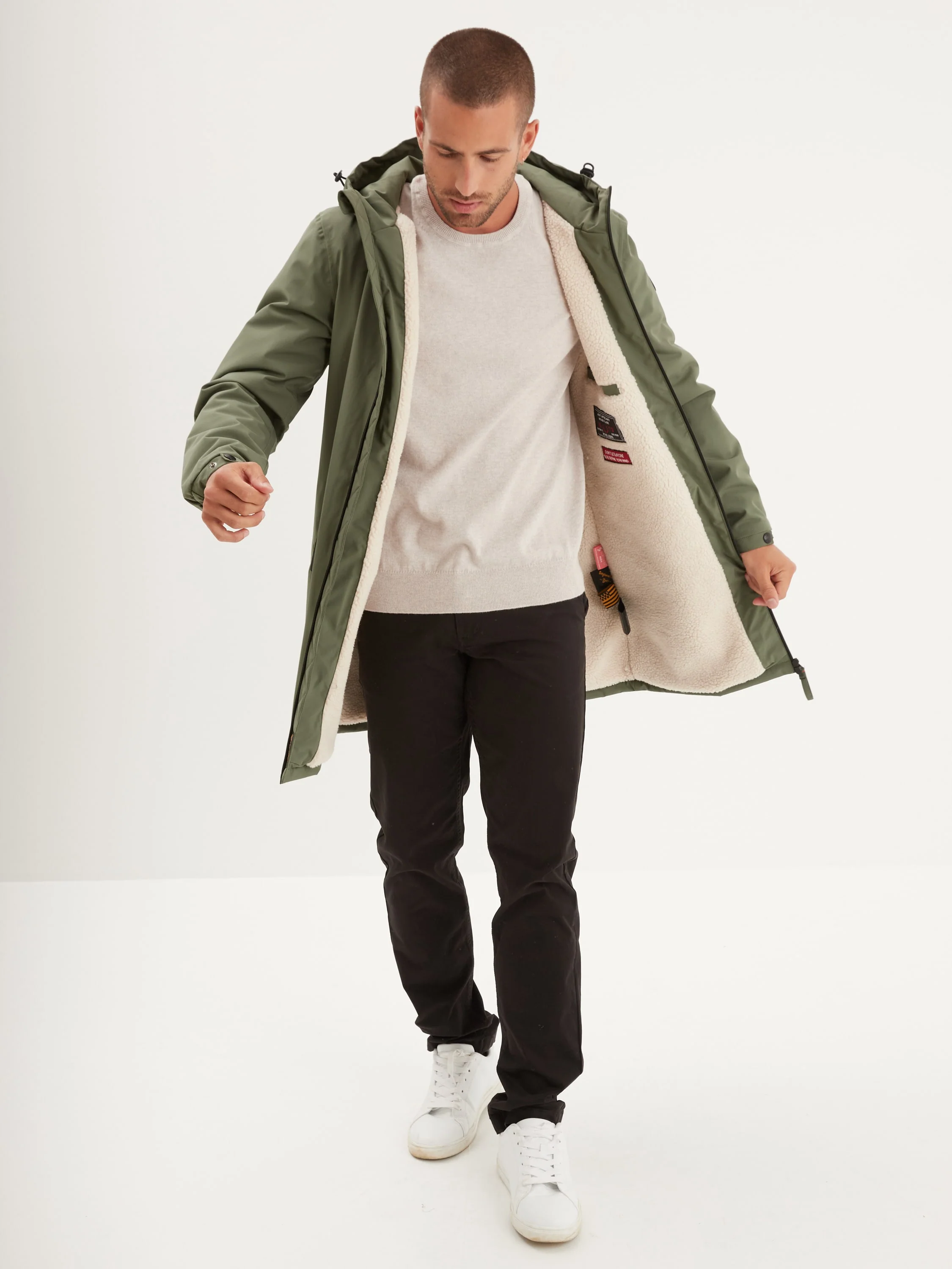 Regen - Parka longue en sherpa - Image 12