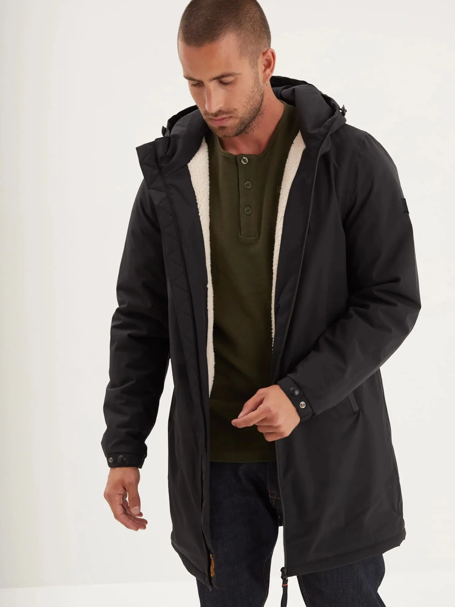 Regen - Parka longue en sherpa - Image 4
