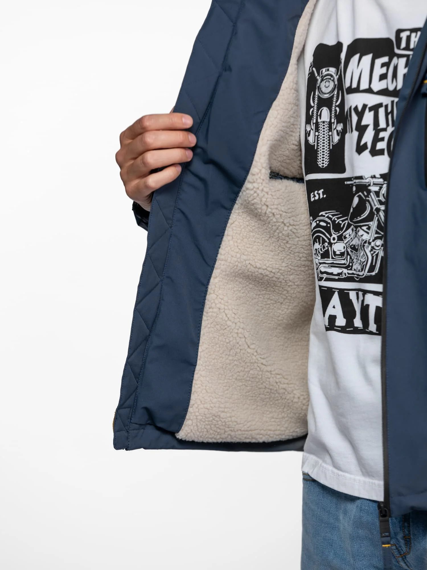 Regson - Parka courte en sherpa - Image 13