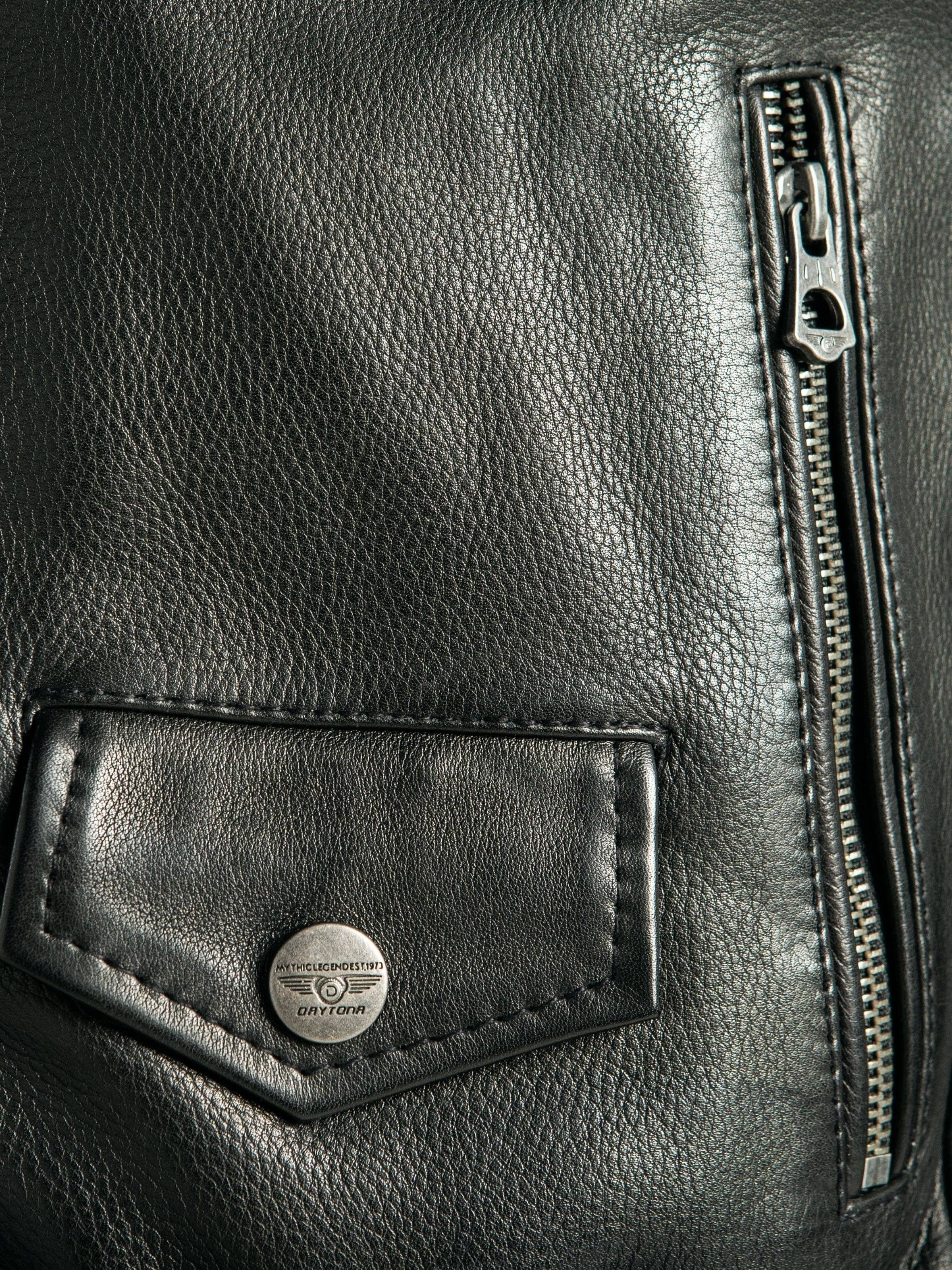 Rick - Biker cuir homme noir - Image 5