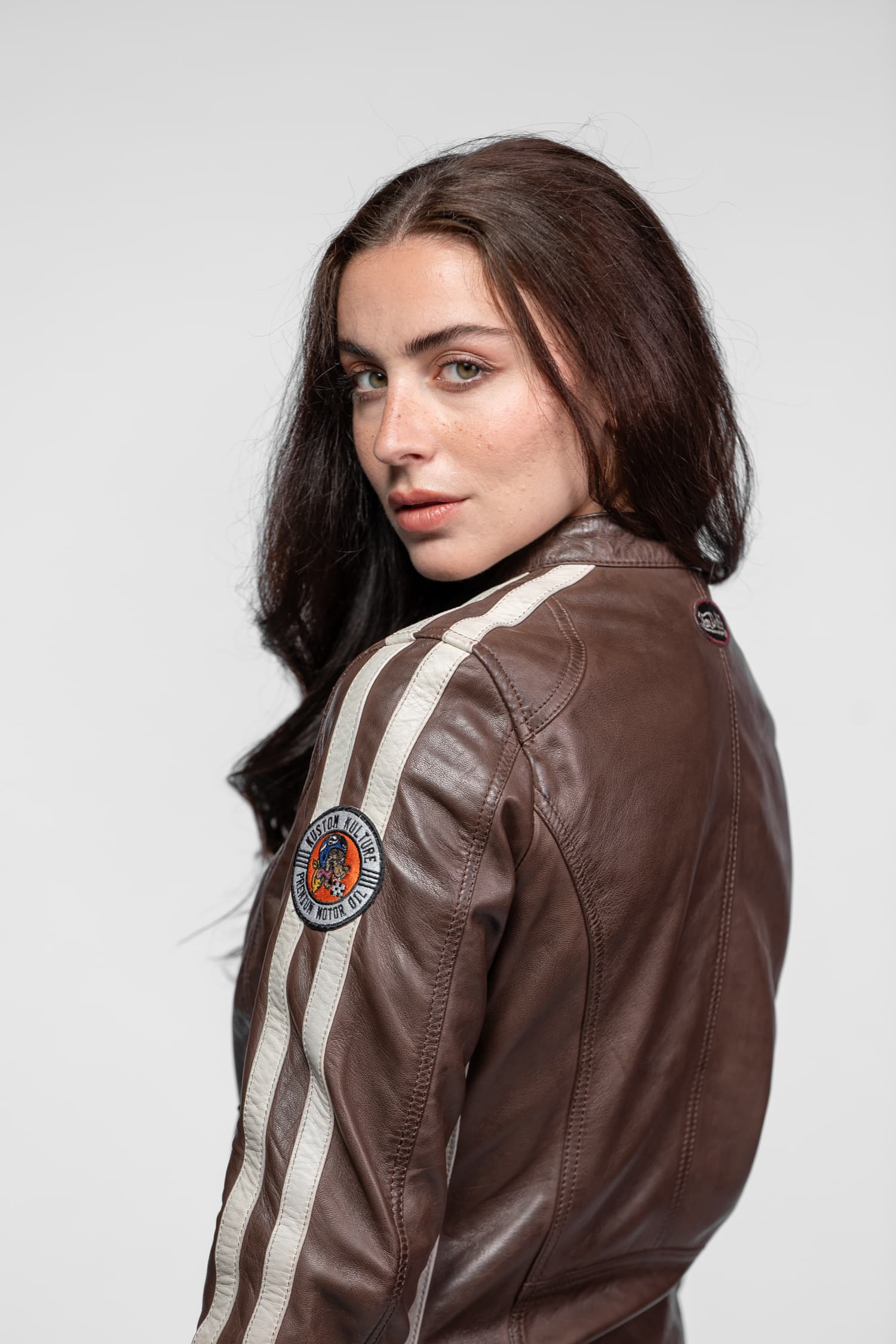Roadie - Blouson motard cuir femme - Image 15