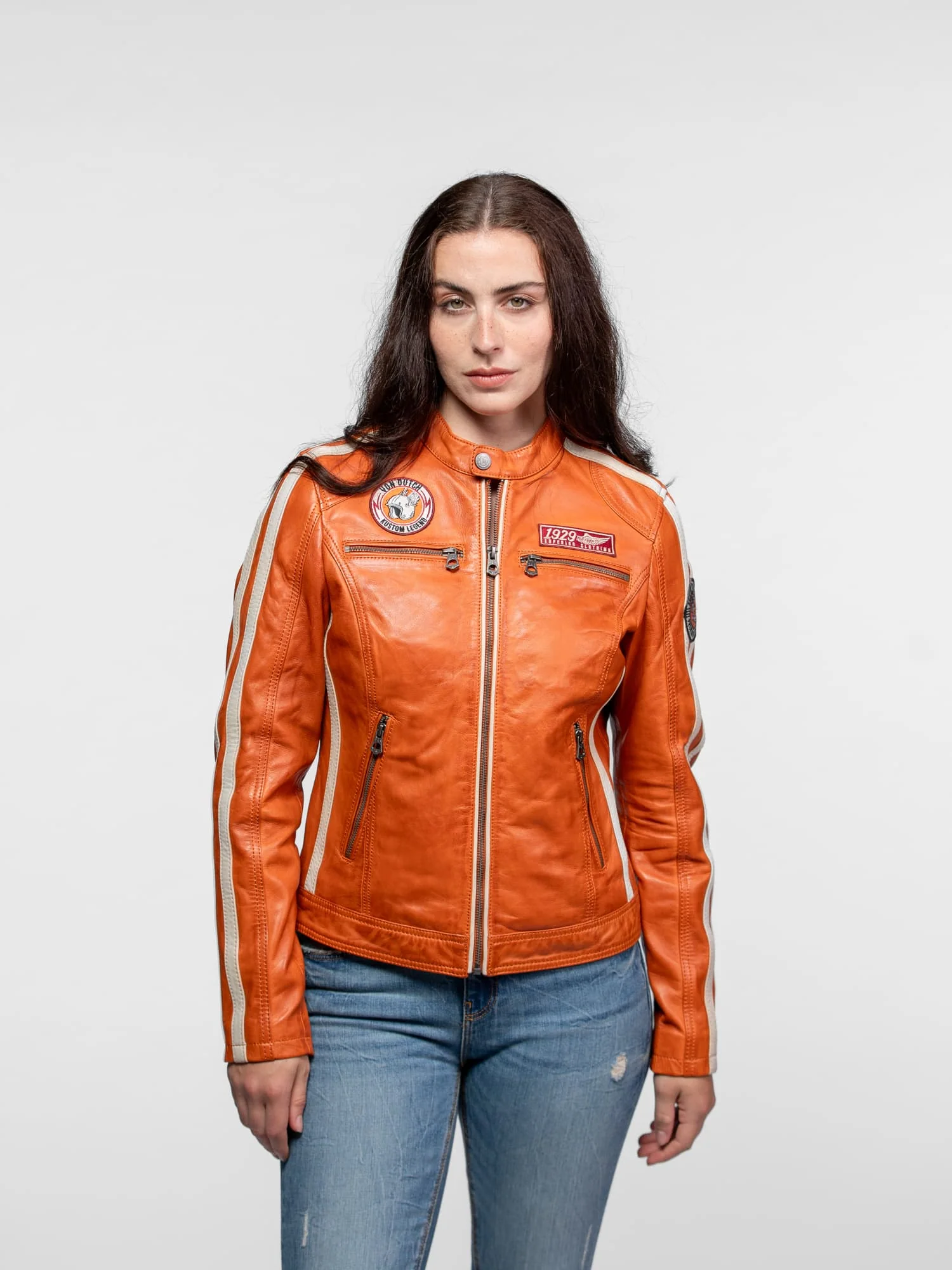 Roadie - Blouson motard cuir femme - Image 27