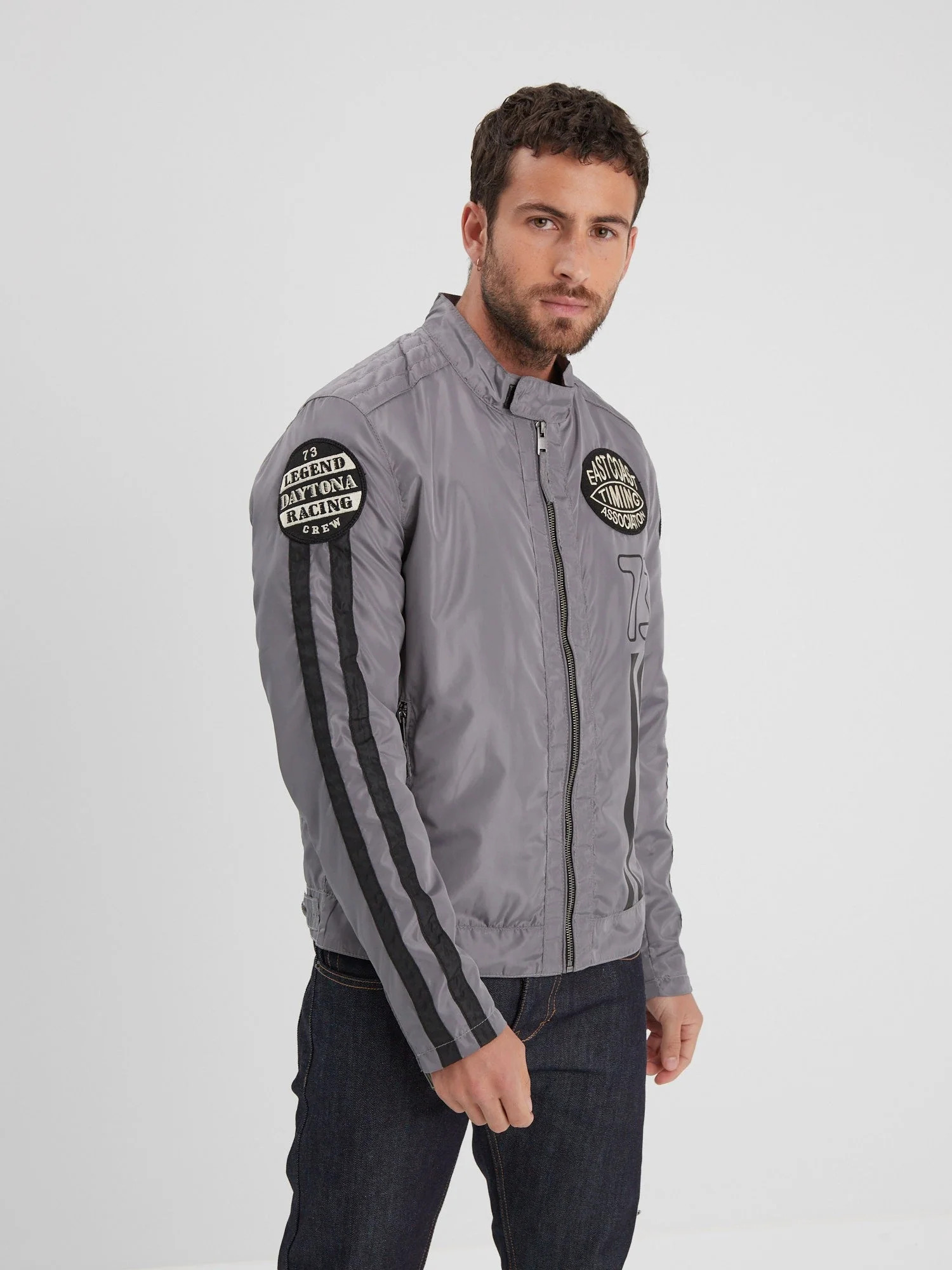Sandis - Veste rétro moto homme - Image 12