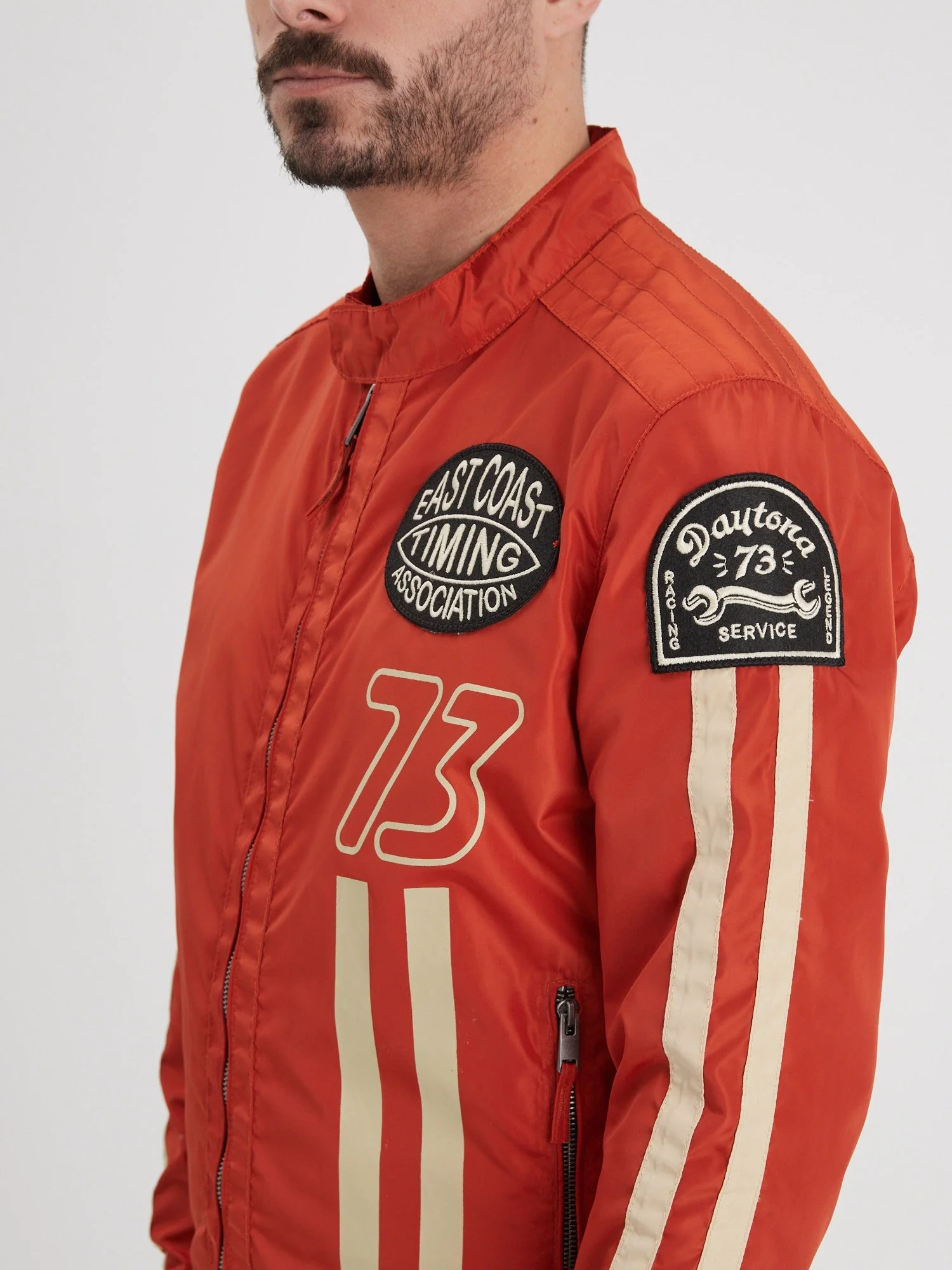 Sandis - Veste rétro moto homme - Image 8