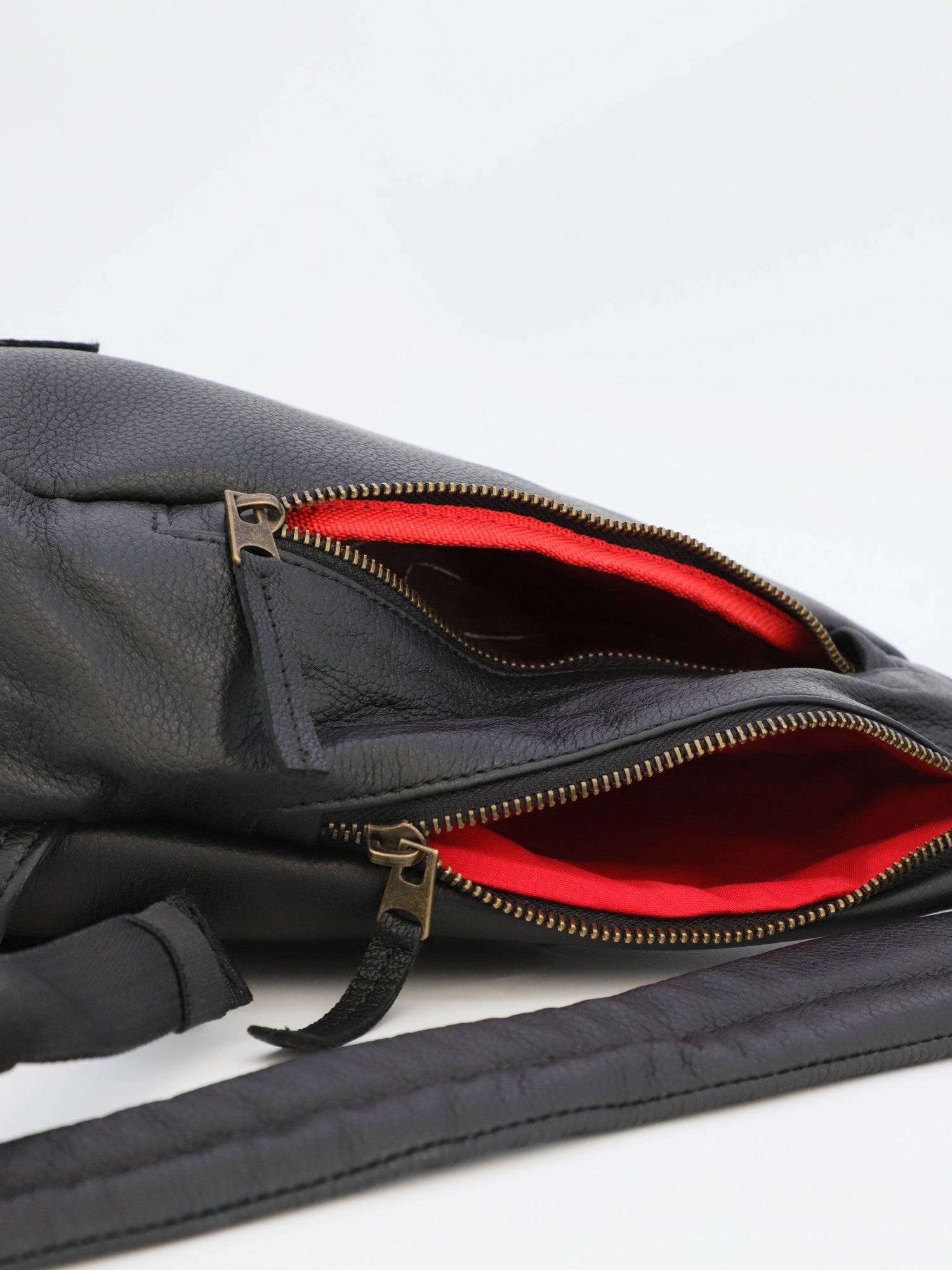 Siling - Sacoche cuir noir homme - Image 4