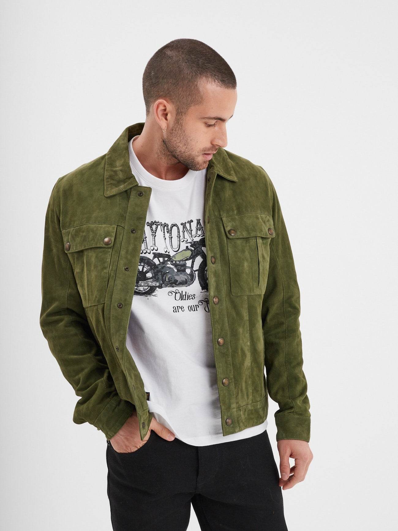 Smith - Veste en daim homme - Image 7