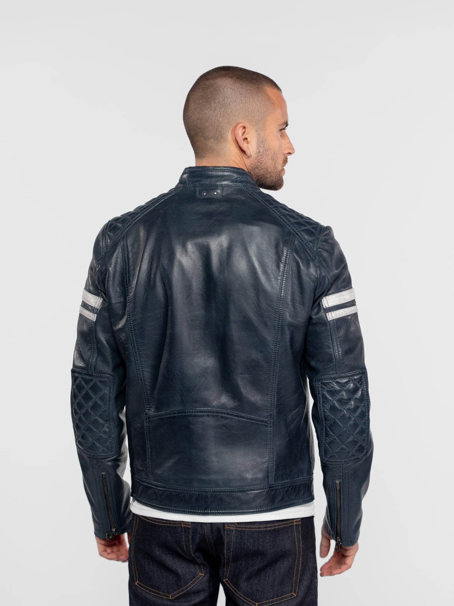 Spencer - Blouson cuir racing - Image 6
