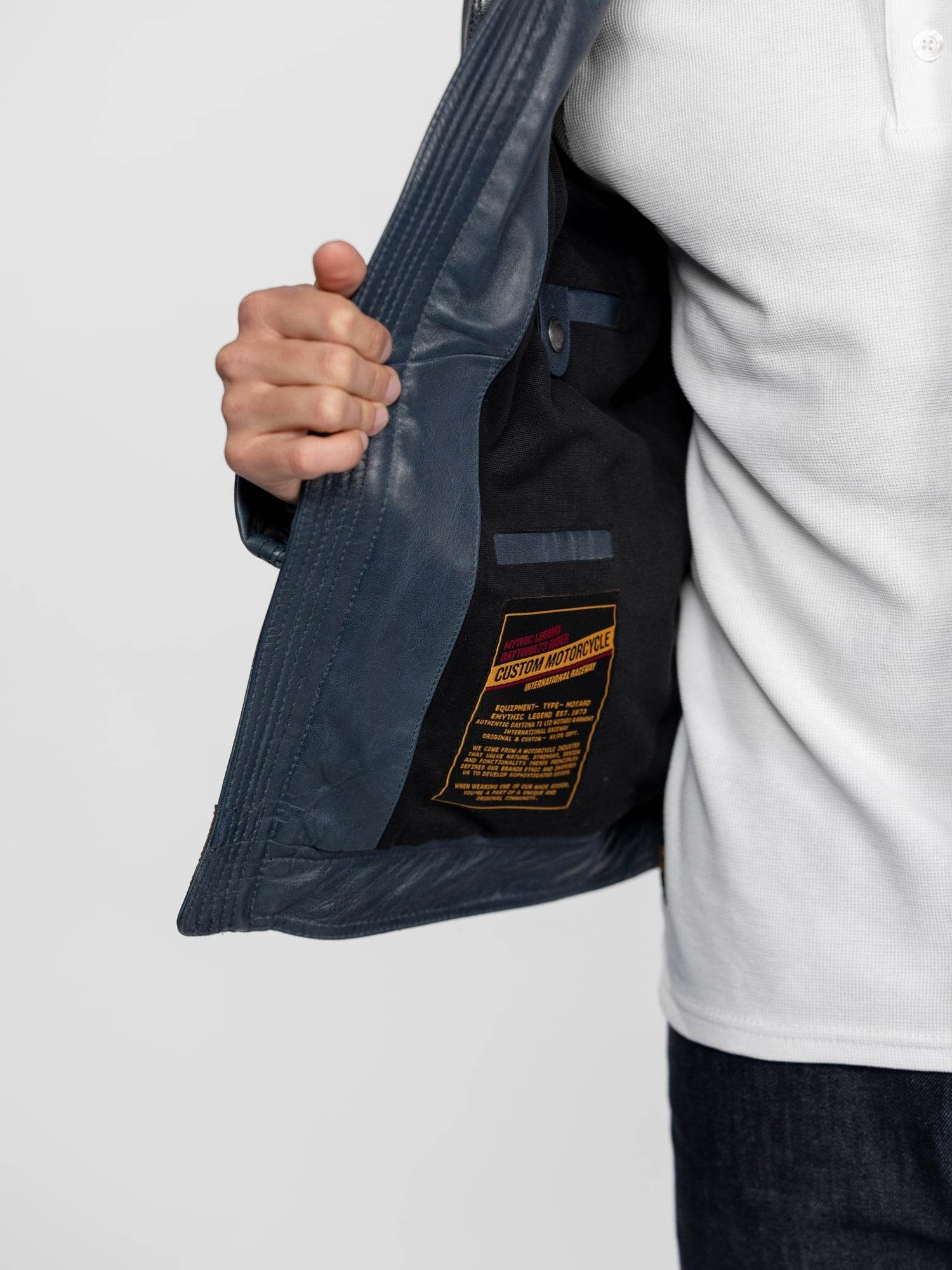 Spencer - Blouson cuir racing - Image 7