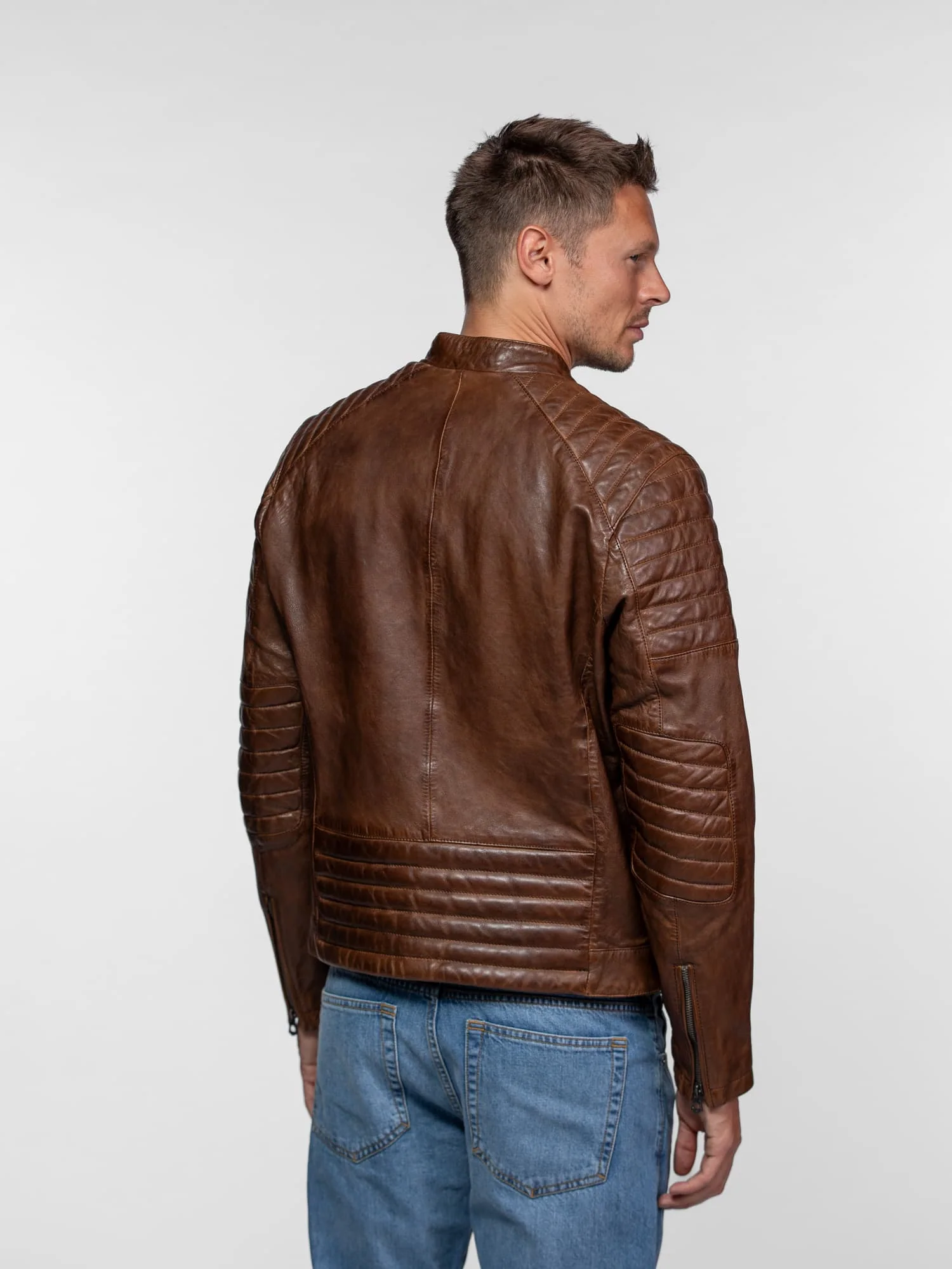 Starget - Blouson vintage cuir homme - Image 12