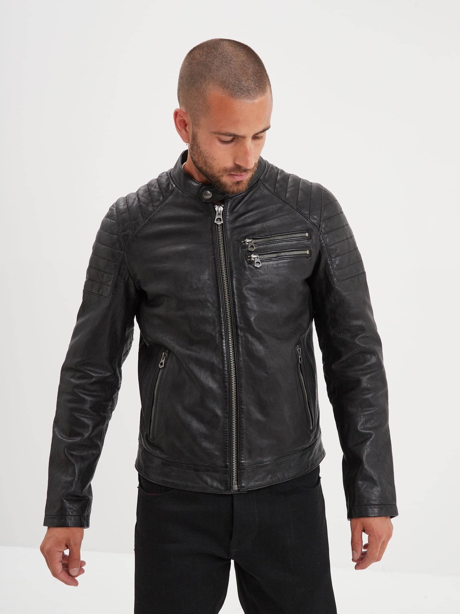 Starget - Blouson vintage cuir homme - Image 2