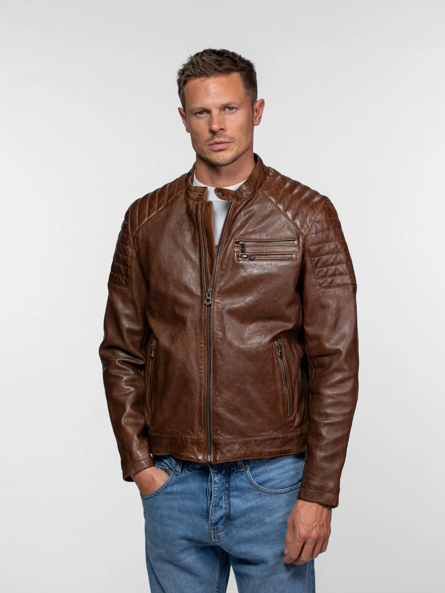 Starget - Blouson vintage cuir homme - Image 8