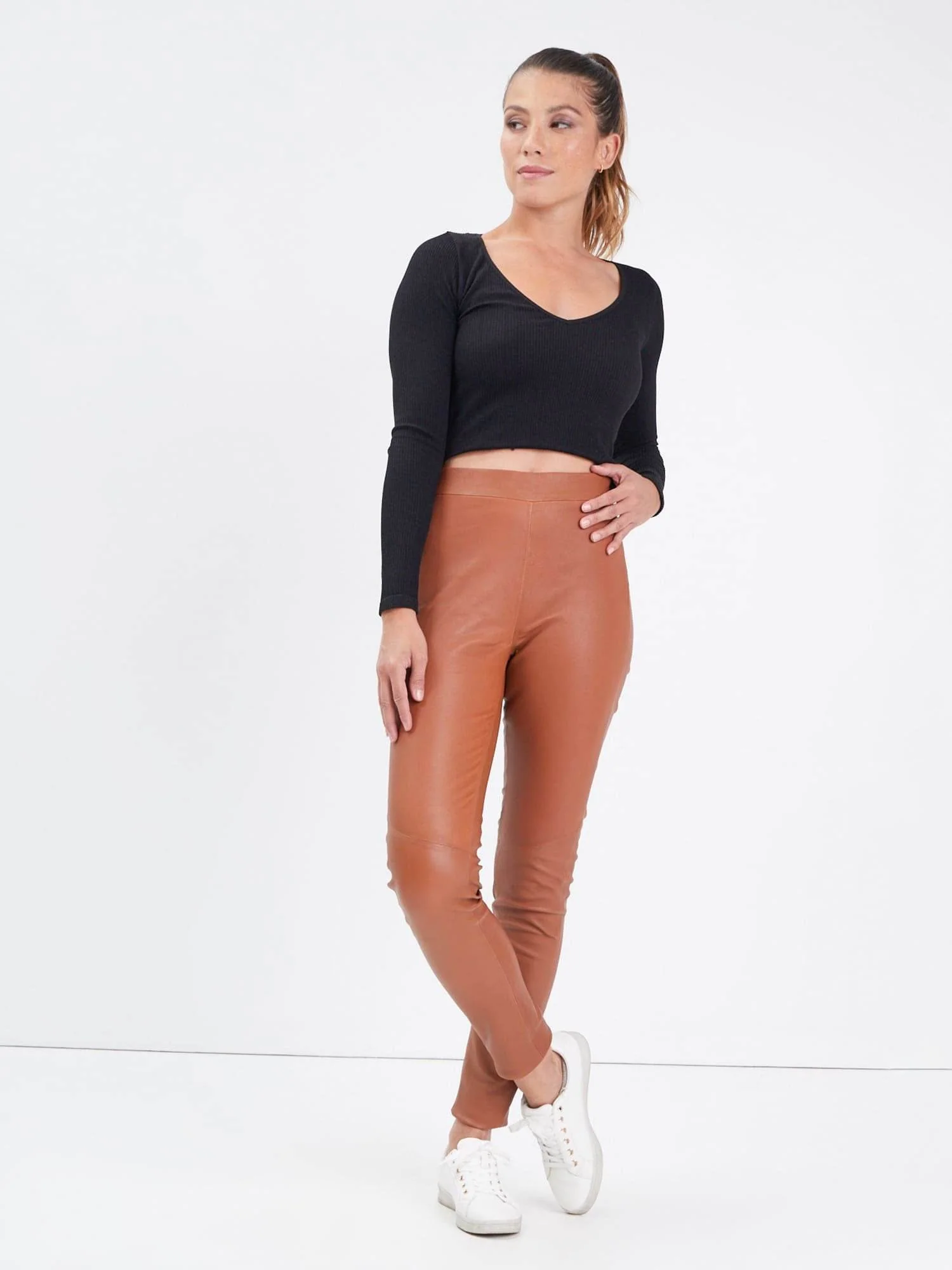 Suzana - Pantalon skinny cuir femme - Image 4