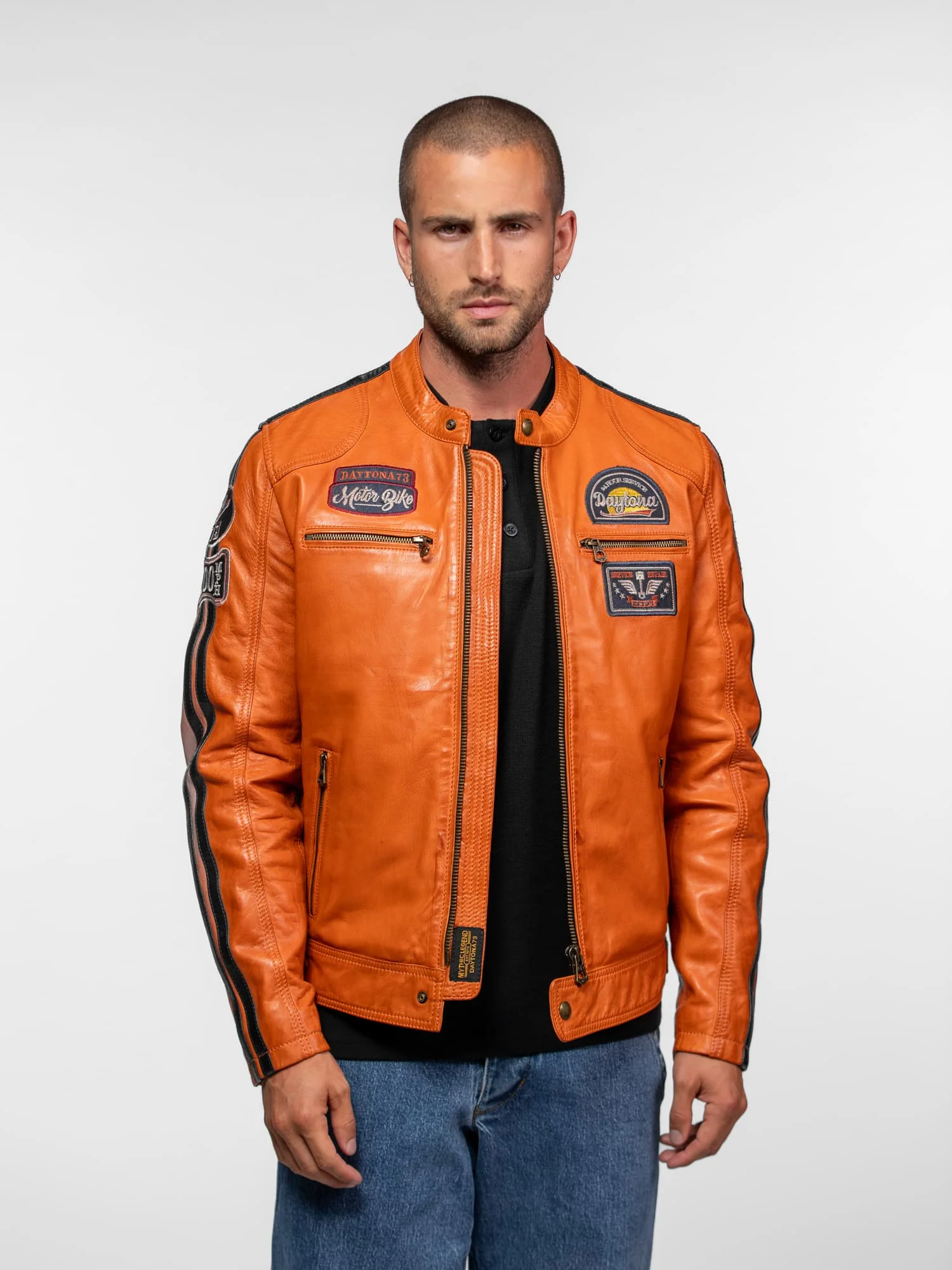 Tormo - Blouson cuir motard