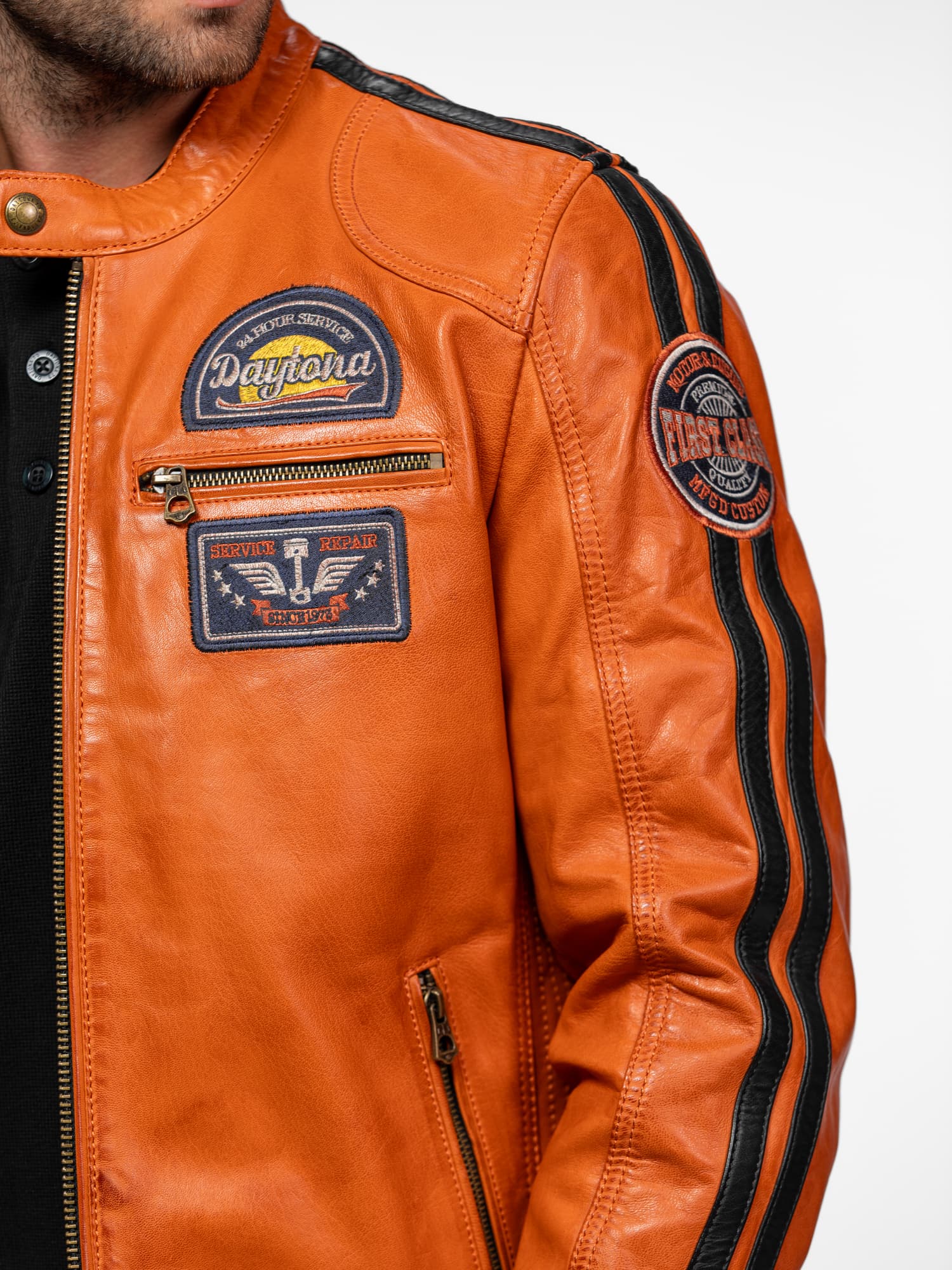 Tormo - Blouson cuir motard - Image 2