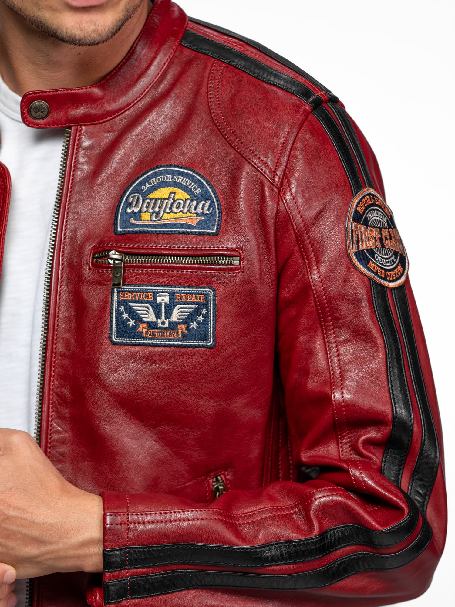 Tormo - Blouson cuir motard - Image 23