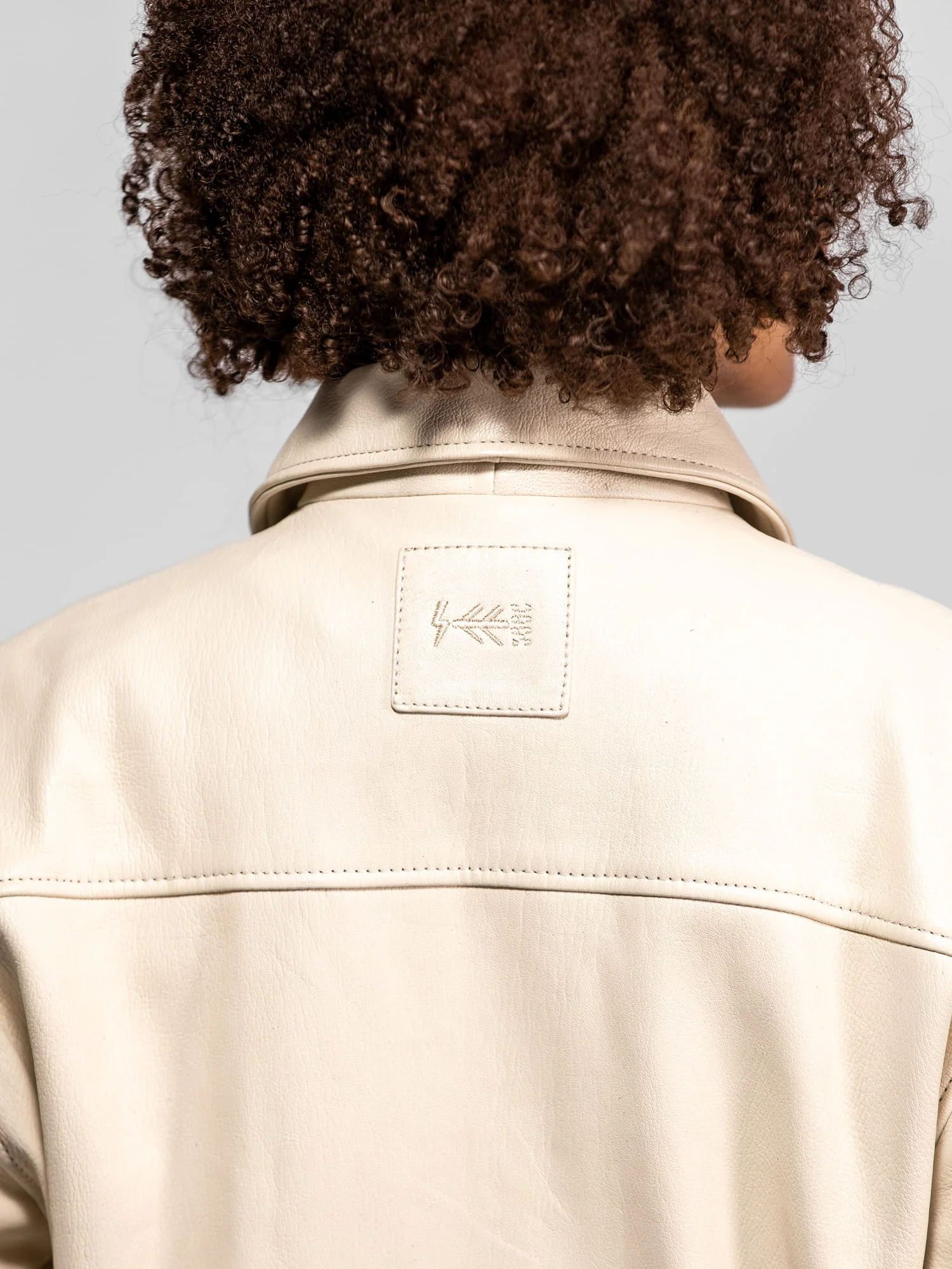 Tulip - Blouson cuir femme - Image 3